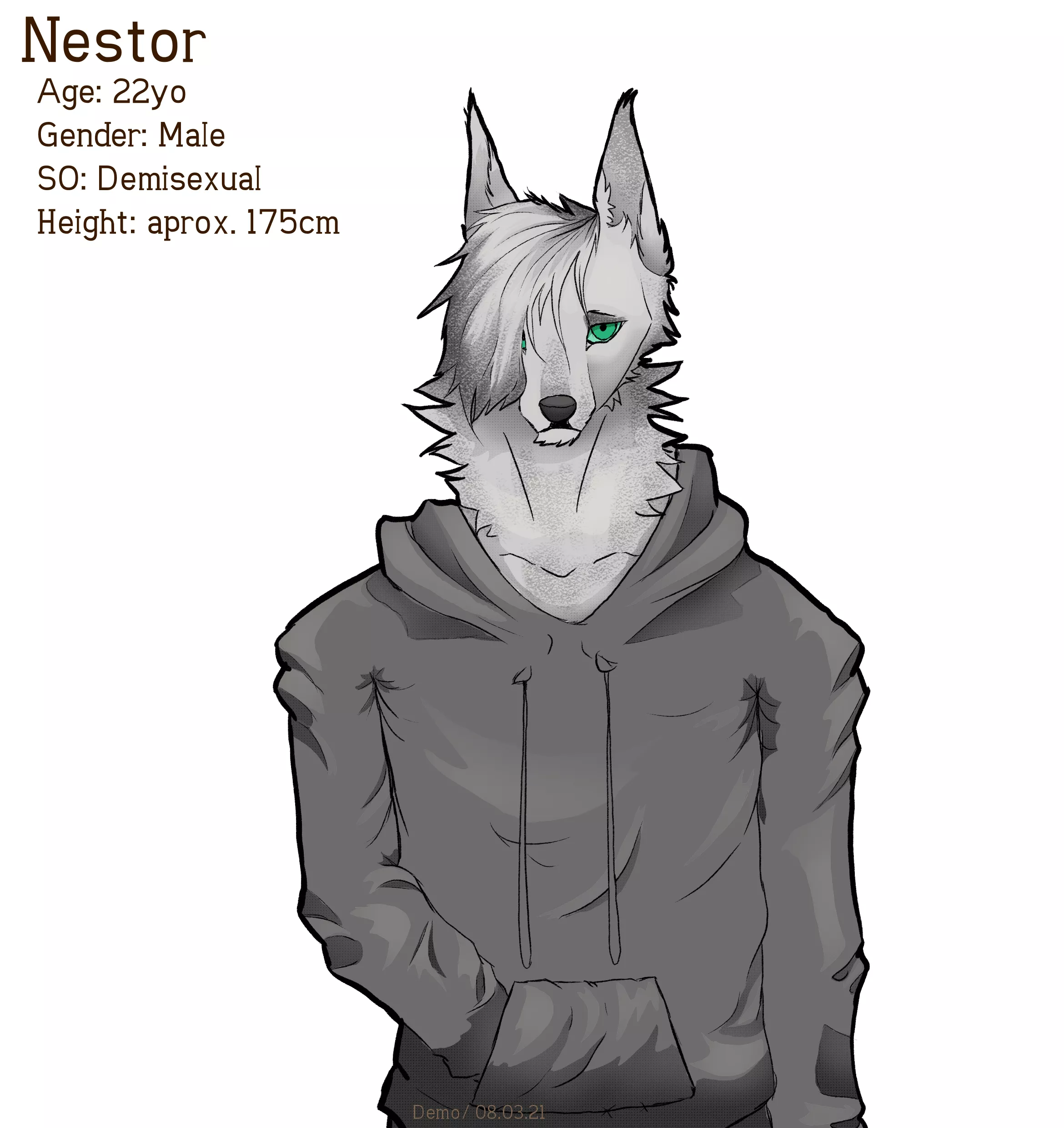 Here is Nestor! Do you like the way he looks? Please leave a comment! By (Instagram) @dem0_v