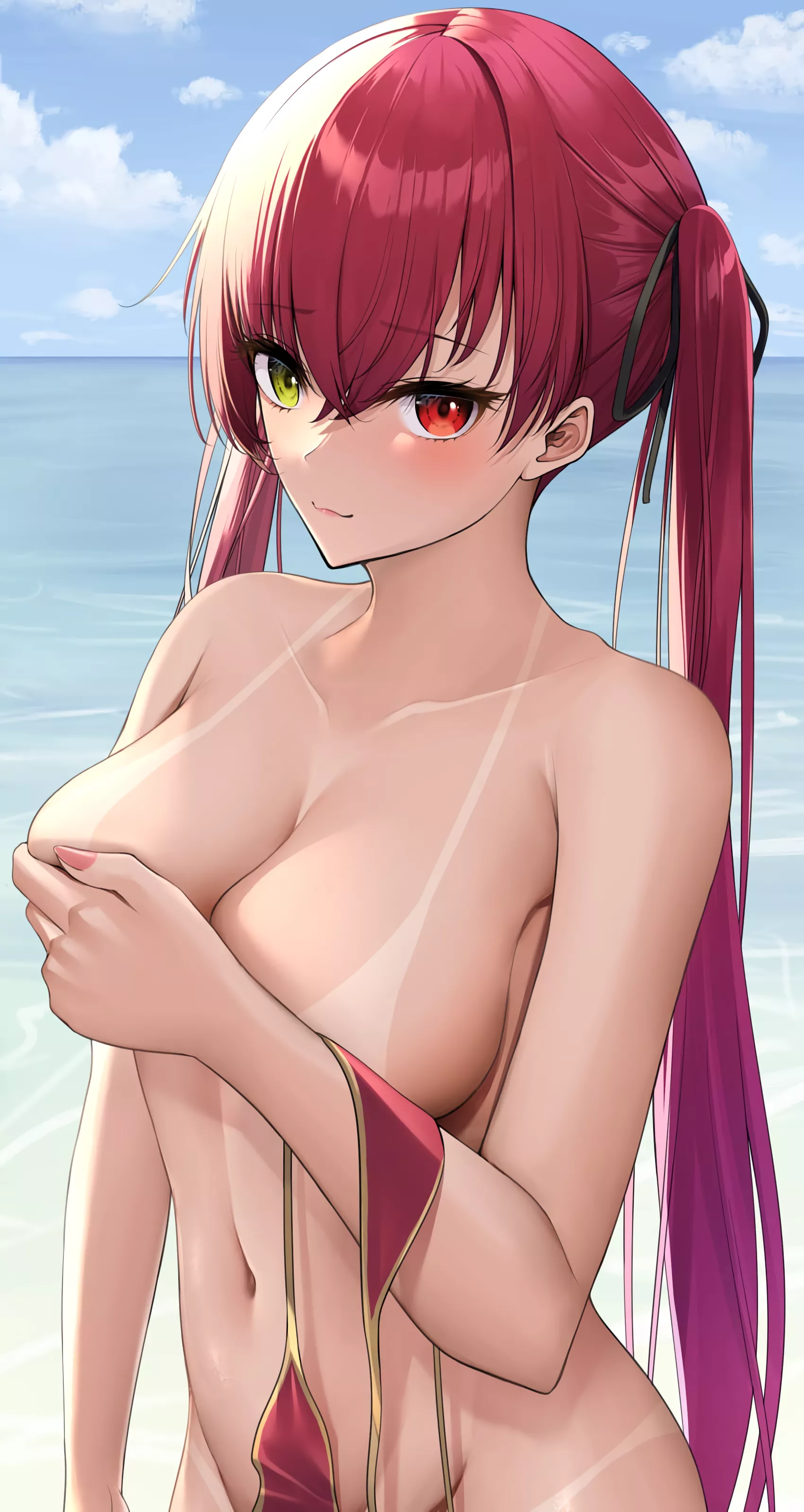 Houshou Marine tanlines (laimer_i3) [Hololive]