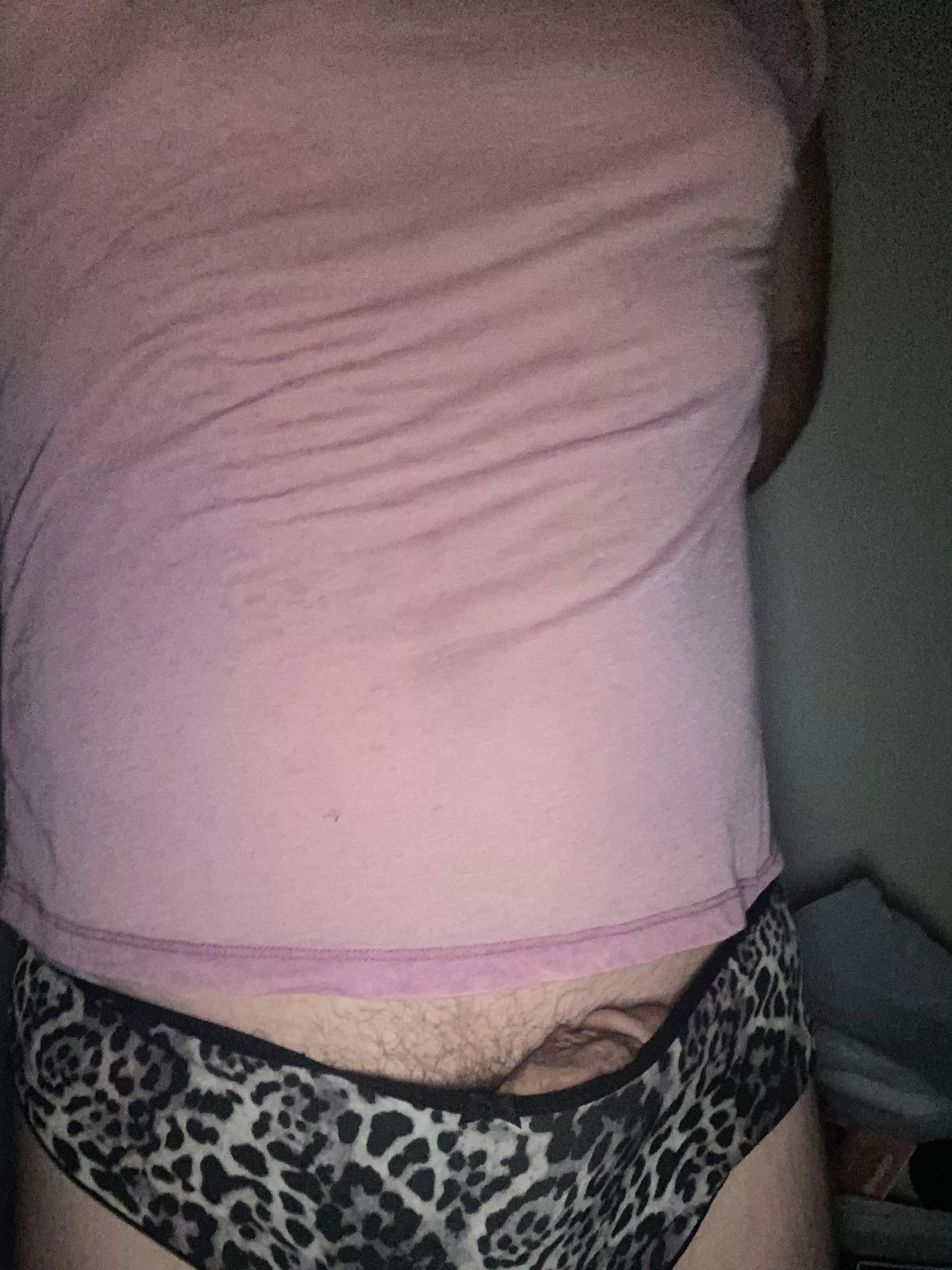 I canâ€™t make it through the night w out sneaking into my wifeâ€™s soft shirts and panties. ::blushes::