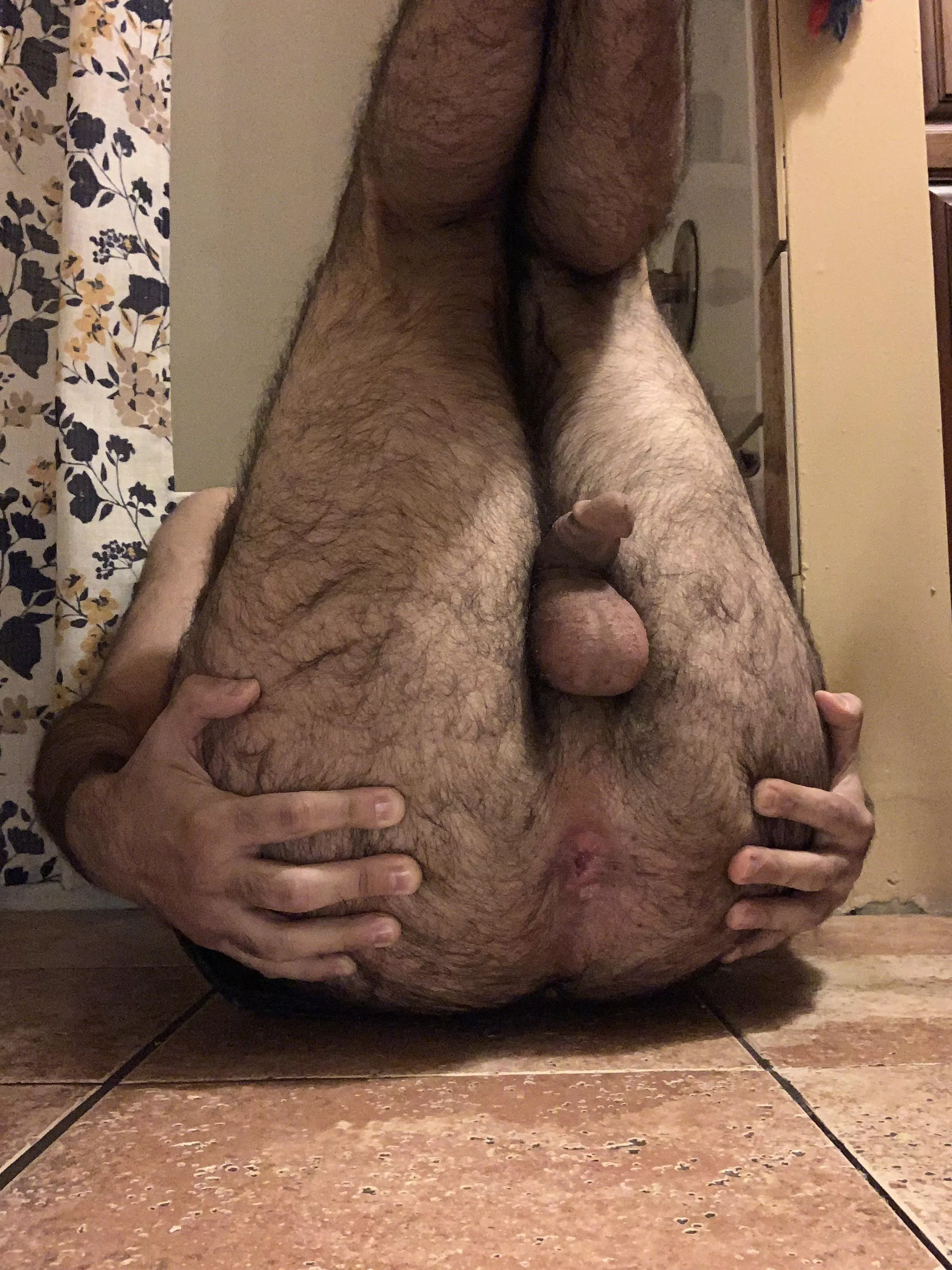 Spread hairy ass cheeks👀