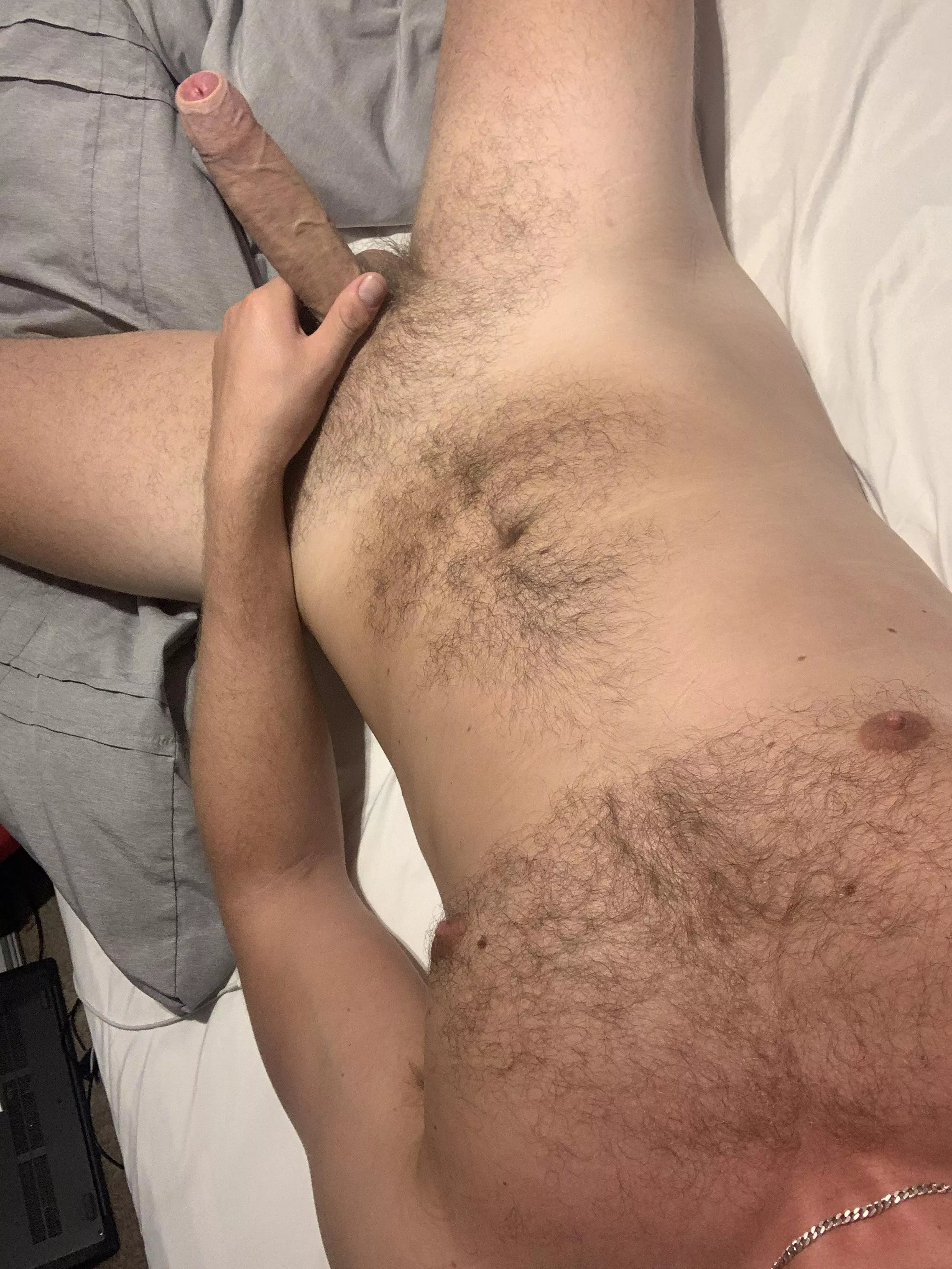 What do you think of my long uncut cock