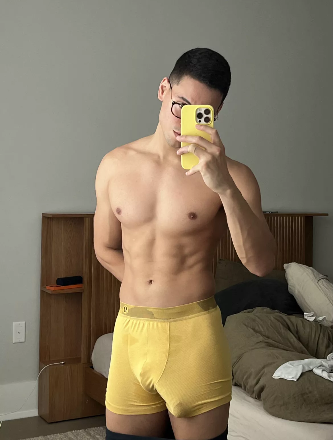 Yellow boxers