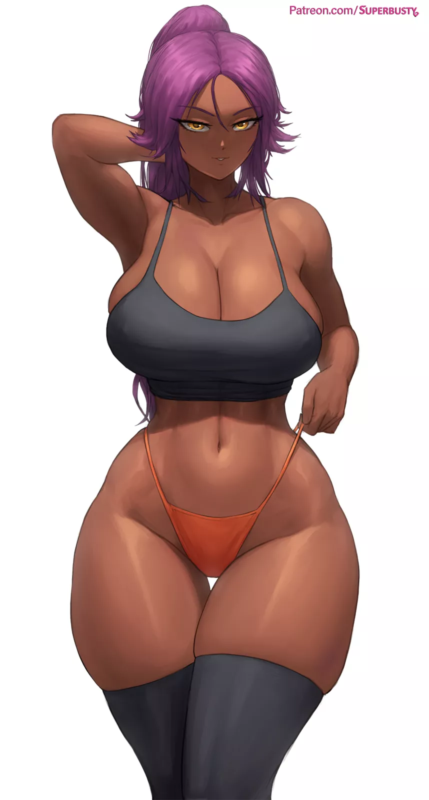 Yoruichi gives the eyes [Bleach] (SuperBusty)