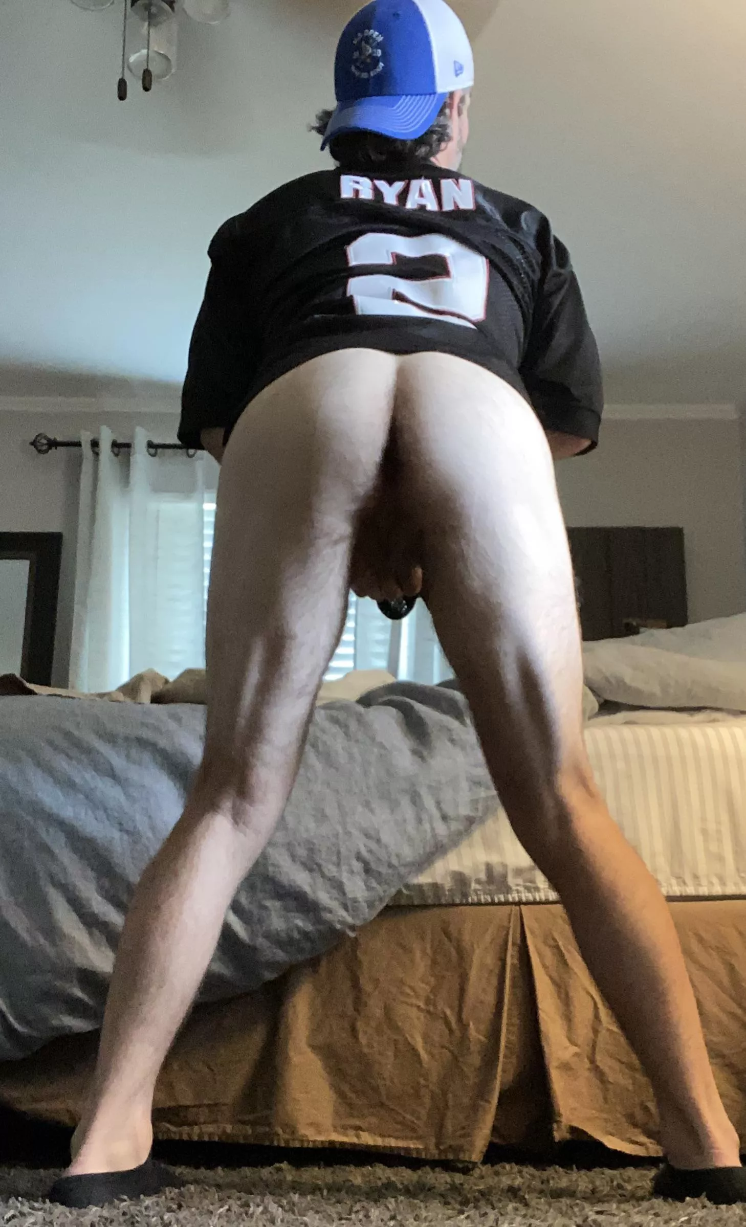 (30) Your boy is ready for game day daddy!