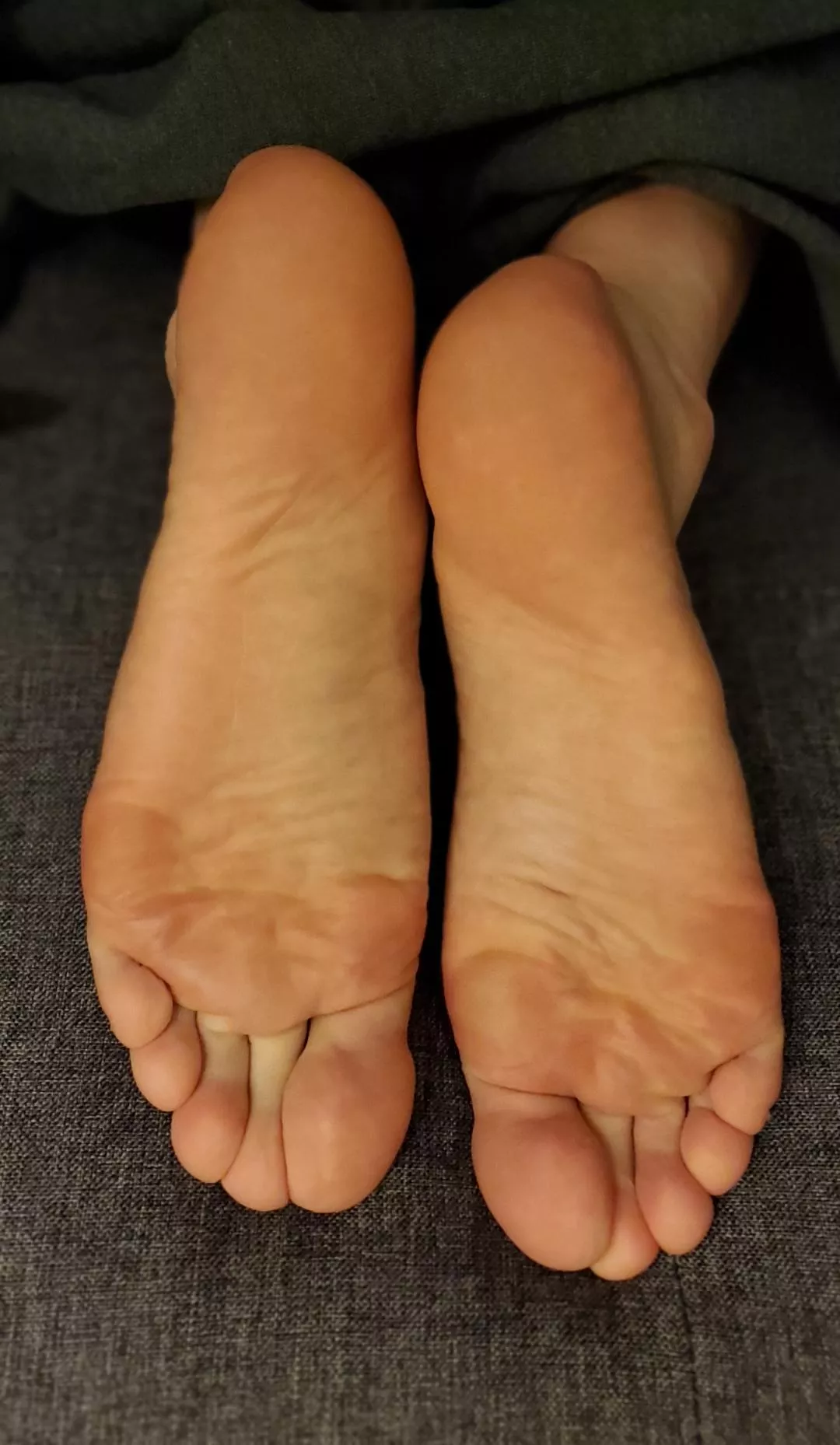 A few wrinkles