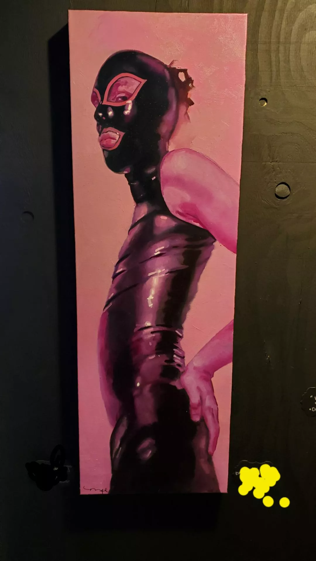 a local artist painted me in latex!