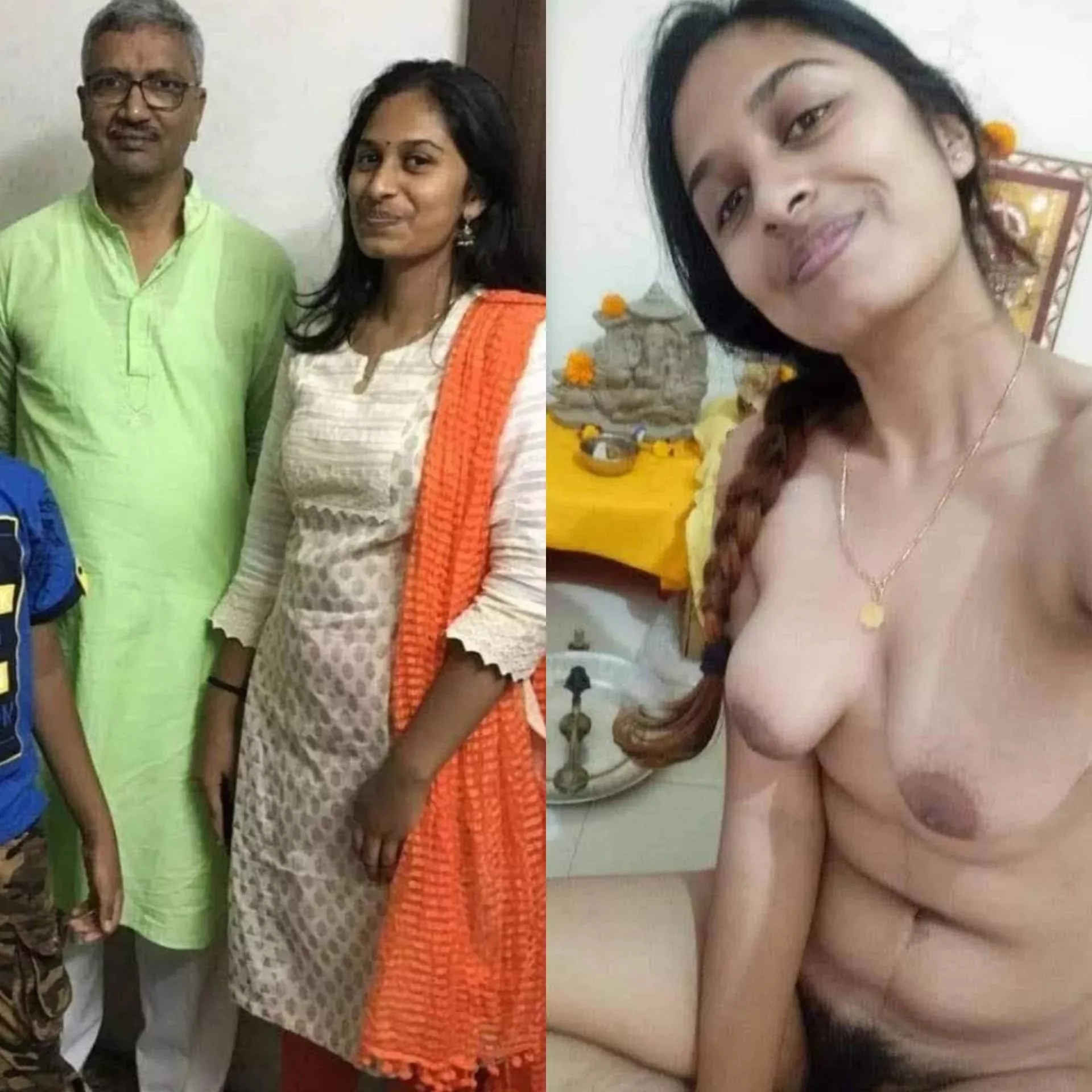 BJP RSS member daughter exposed nude