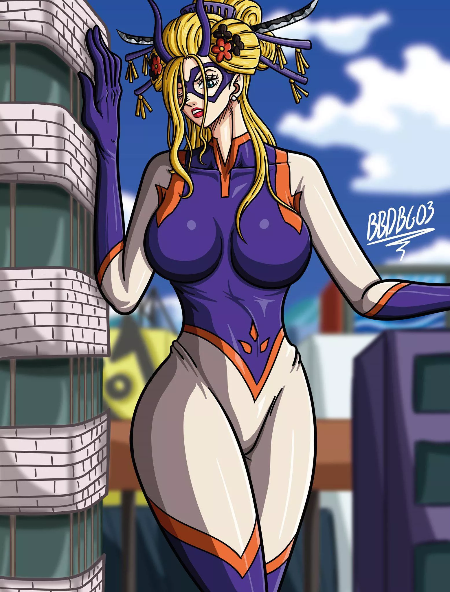 Black Maria as Mount Lady (MHA)