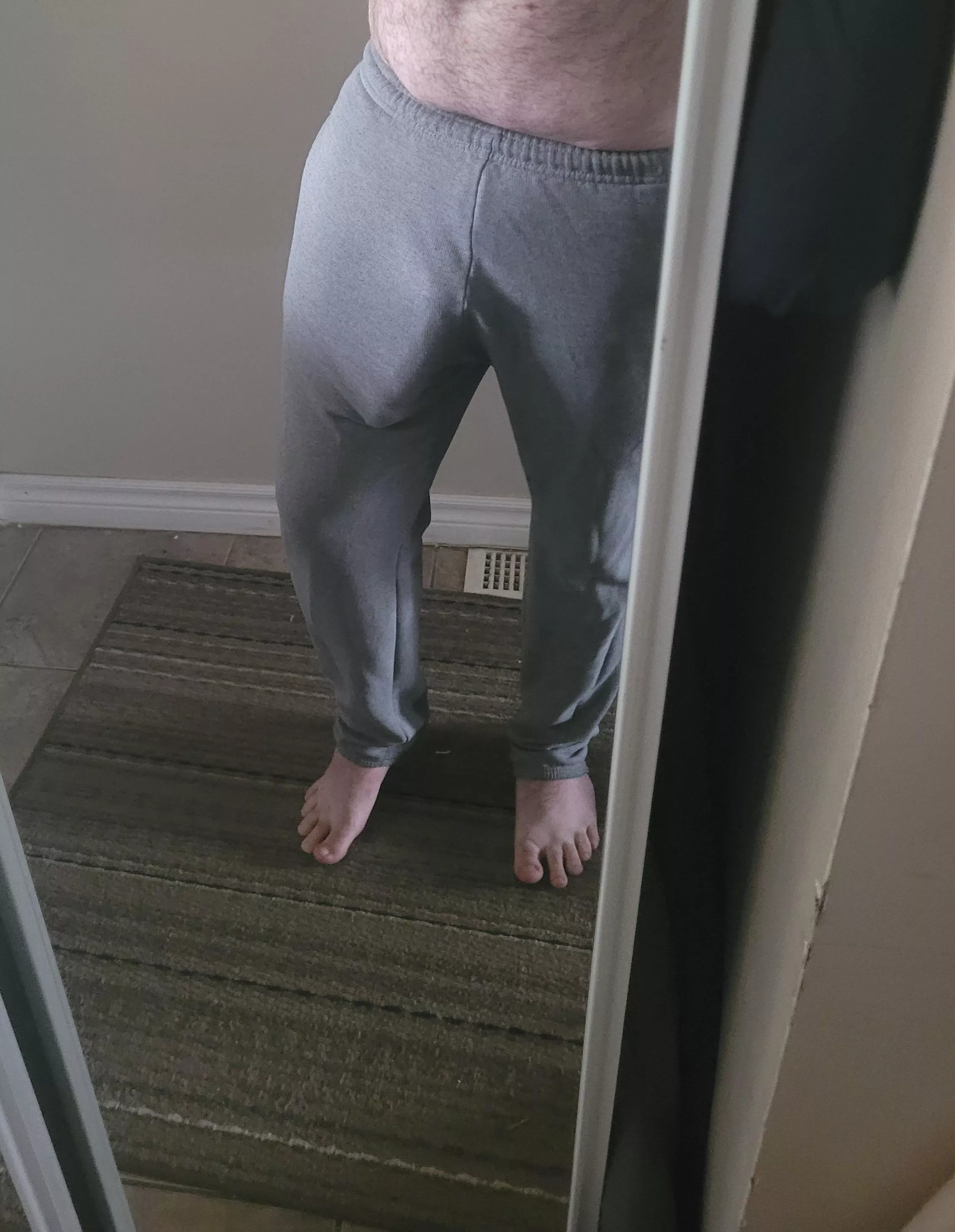 I love gray sweatpants