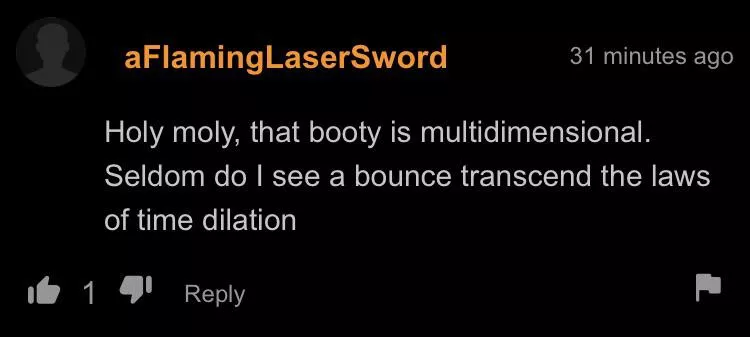 Isaac newton writing a pornhub comment