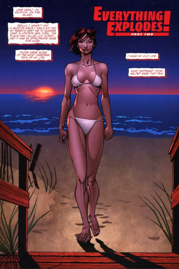 Jane's Bikini [Painkiller Jane (2007) #2]