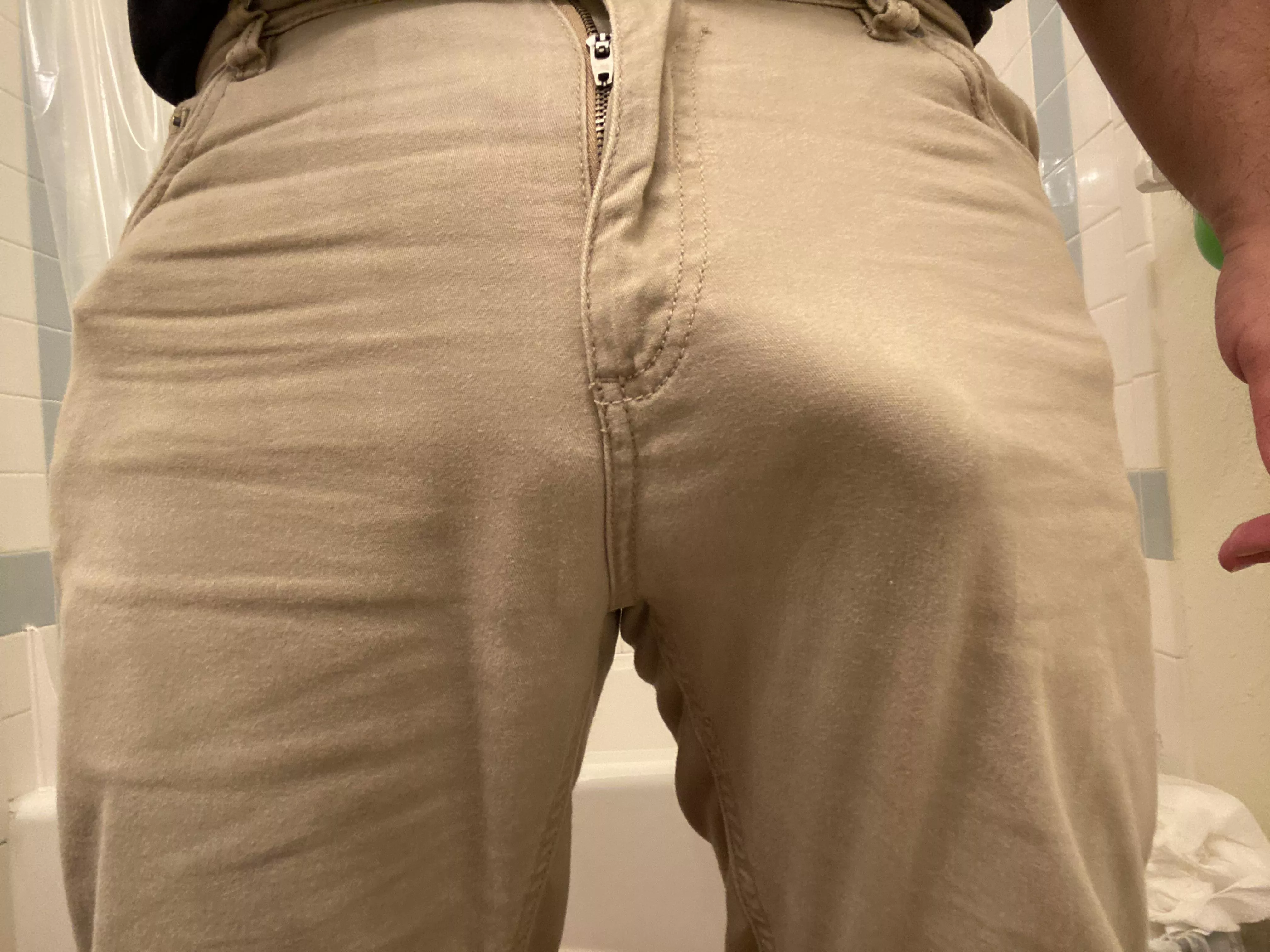 Just a little bulge.