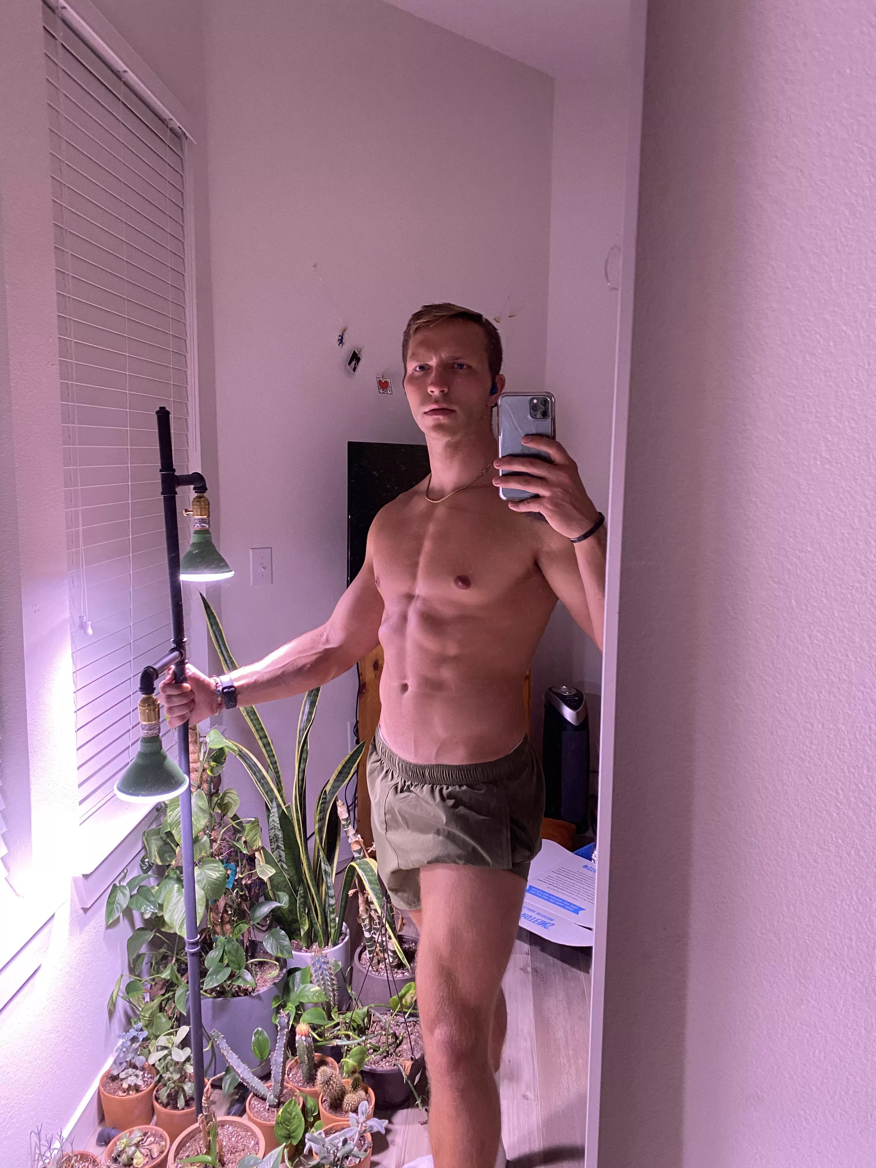 Just a man and his plants