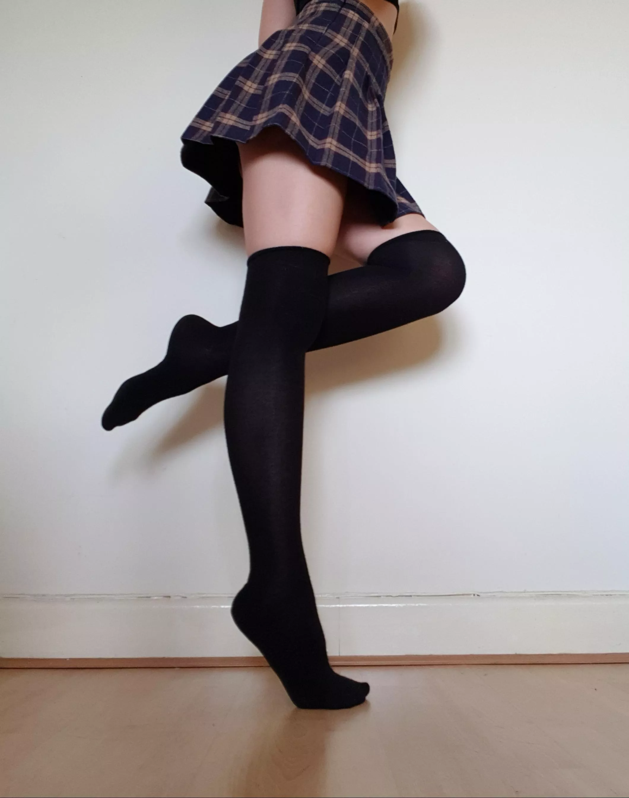 Just showing off my thigh-high socks