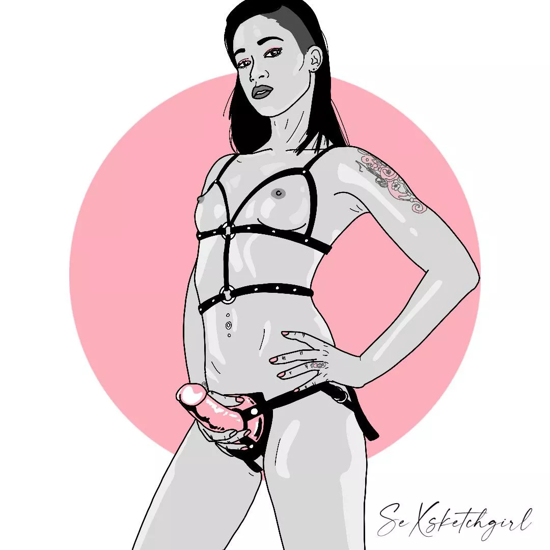 Pornstar Fanart #45 Skin Diamond (by Sexsketchgirl)