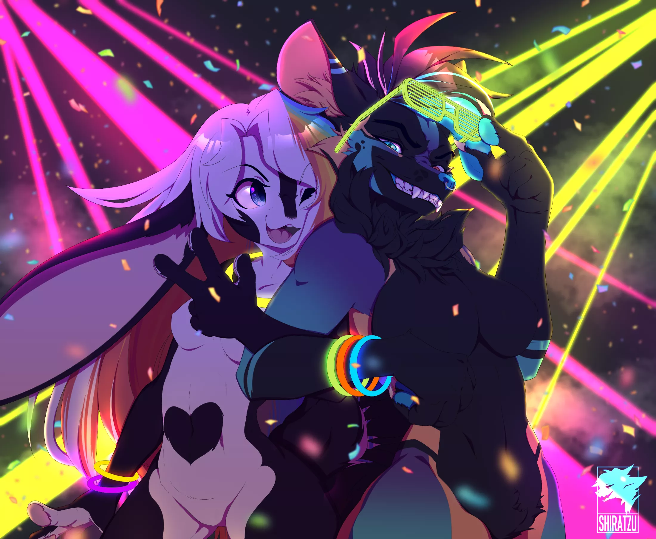 Rave Party // Art by me, @Shiratzu_ on twit