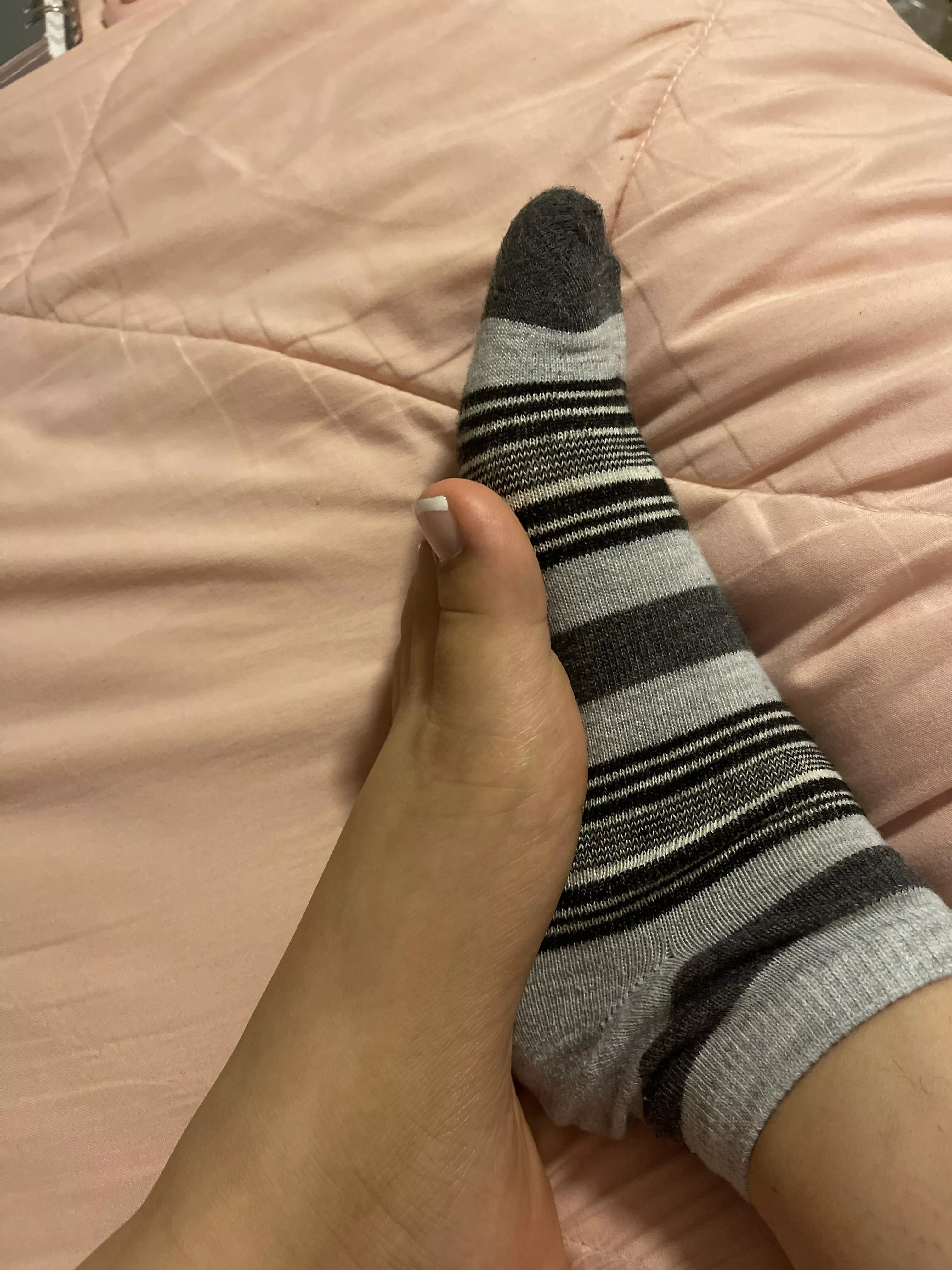 Second day wearing these stinky socks🥰