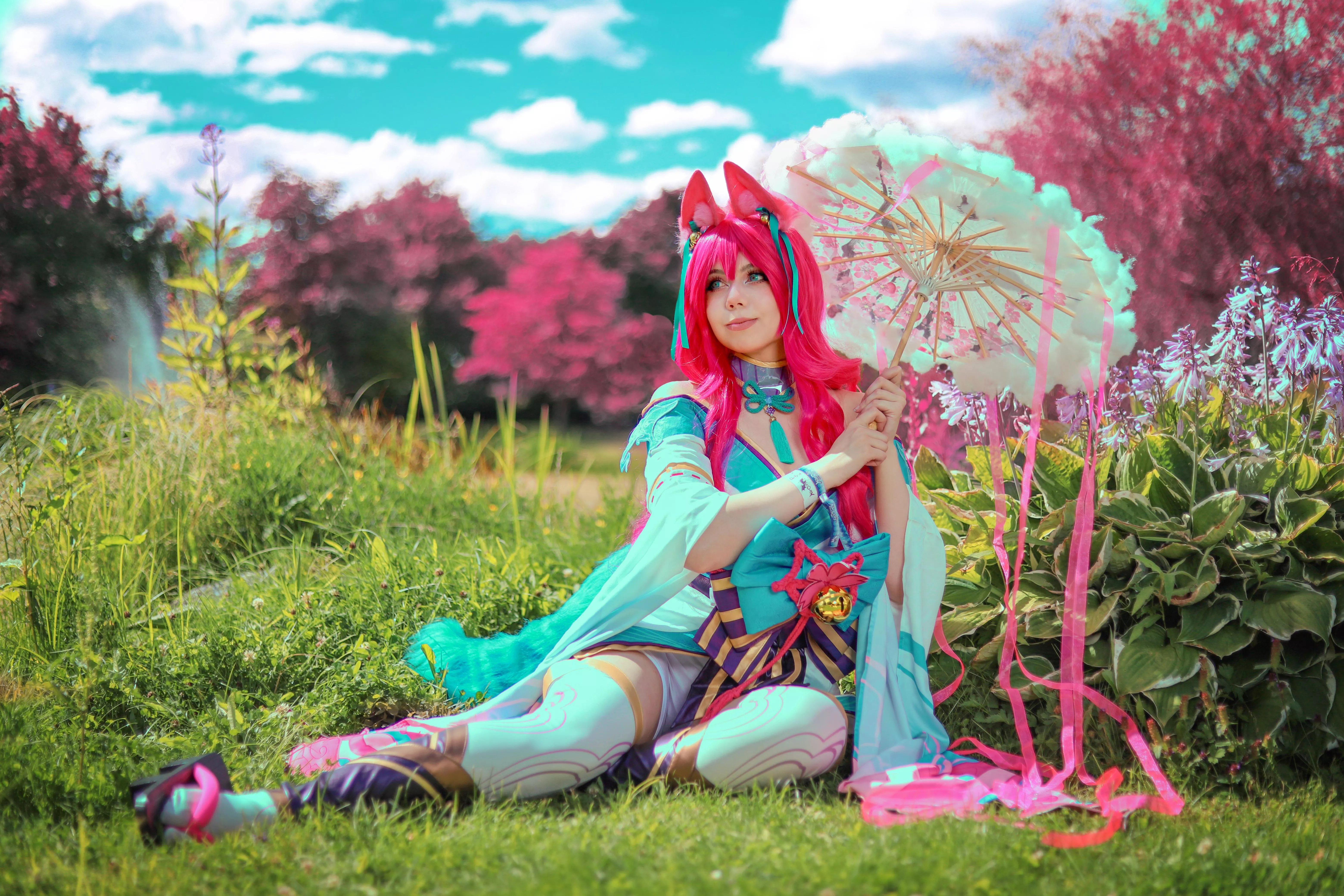 Spirit Blossom Ahri from League of Legends by Witchie.cos