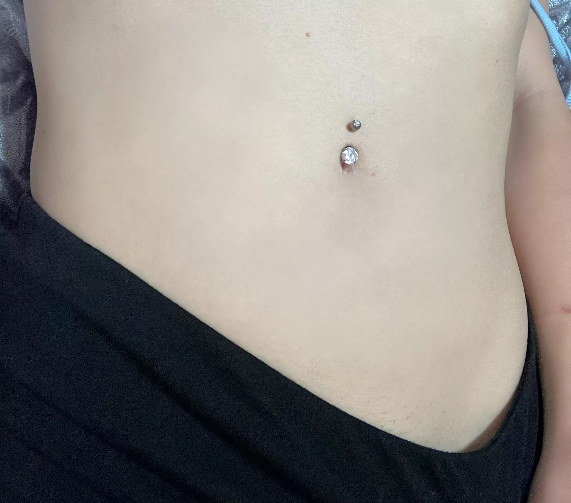 Tease my bellybutton for hours