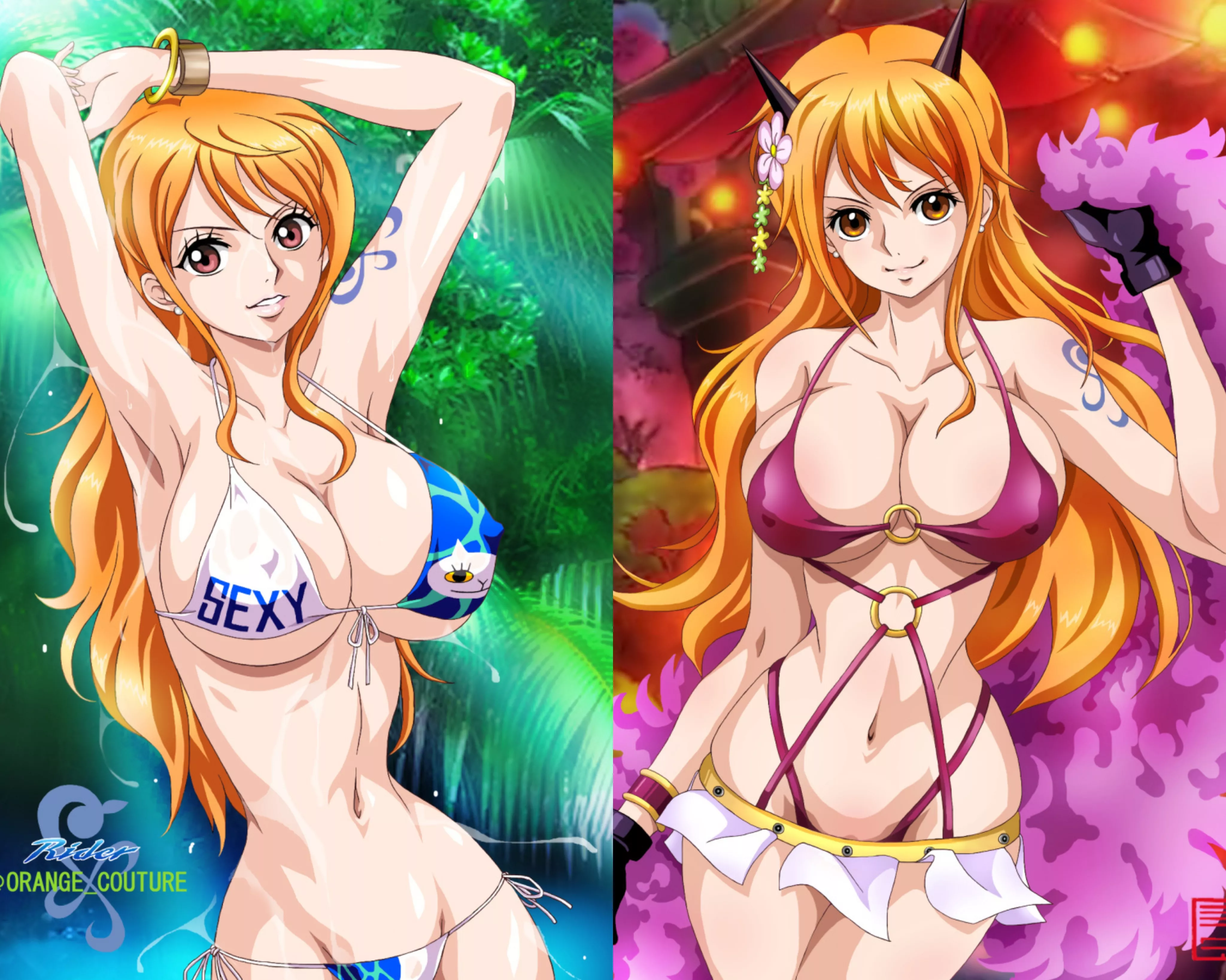 Which outfit is better left or right? (Nami)