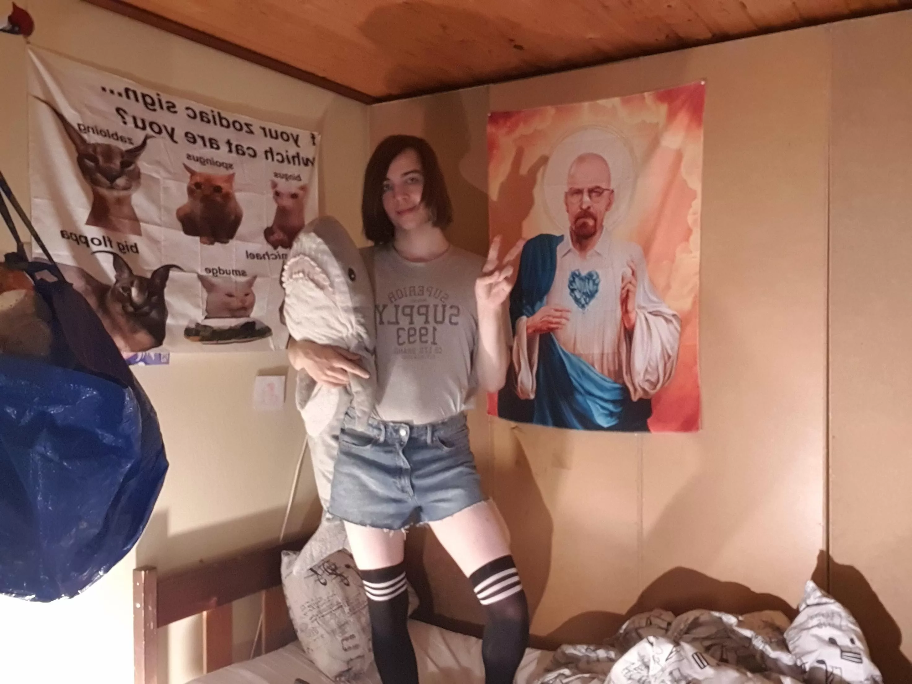 will i get more updoots if i pose next to walterwhite?🥺 (this is why femboys wear a mask)