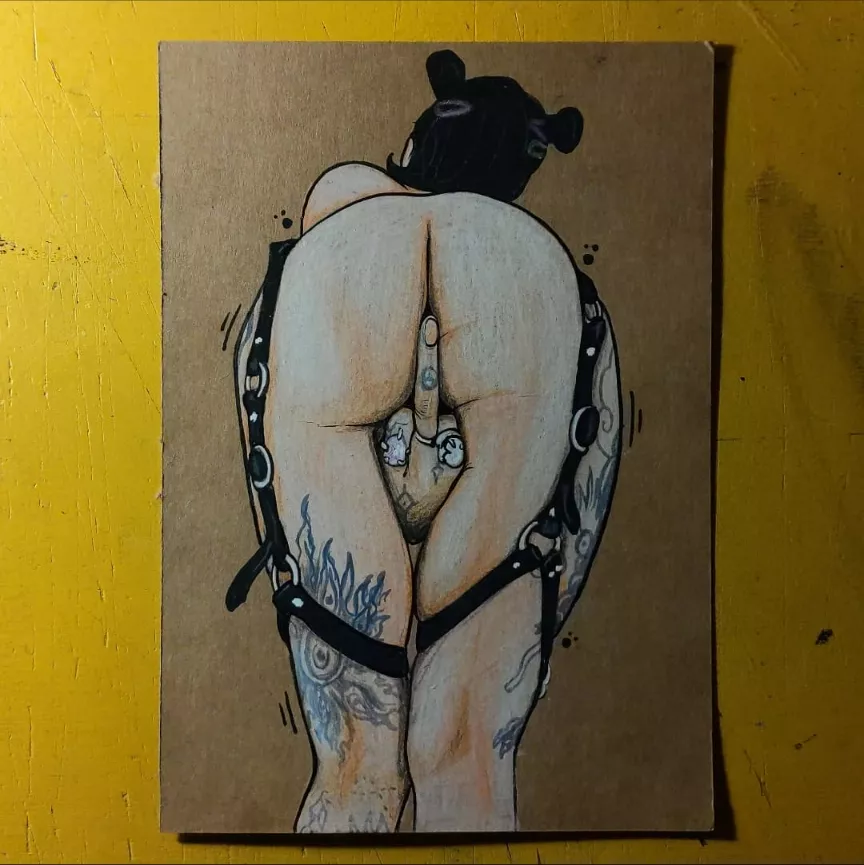 a butt drawing I did!