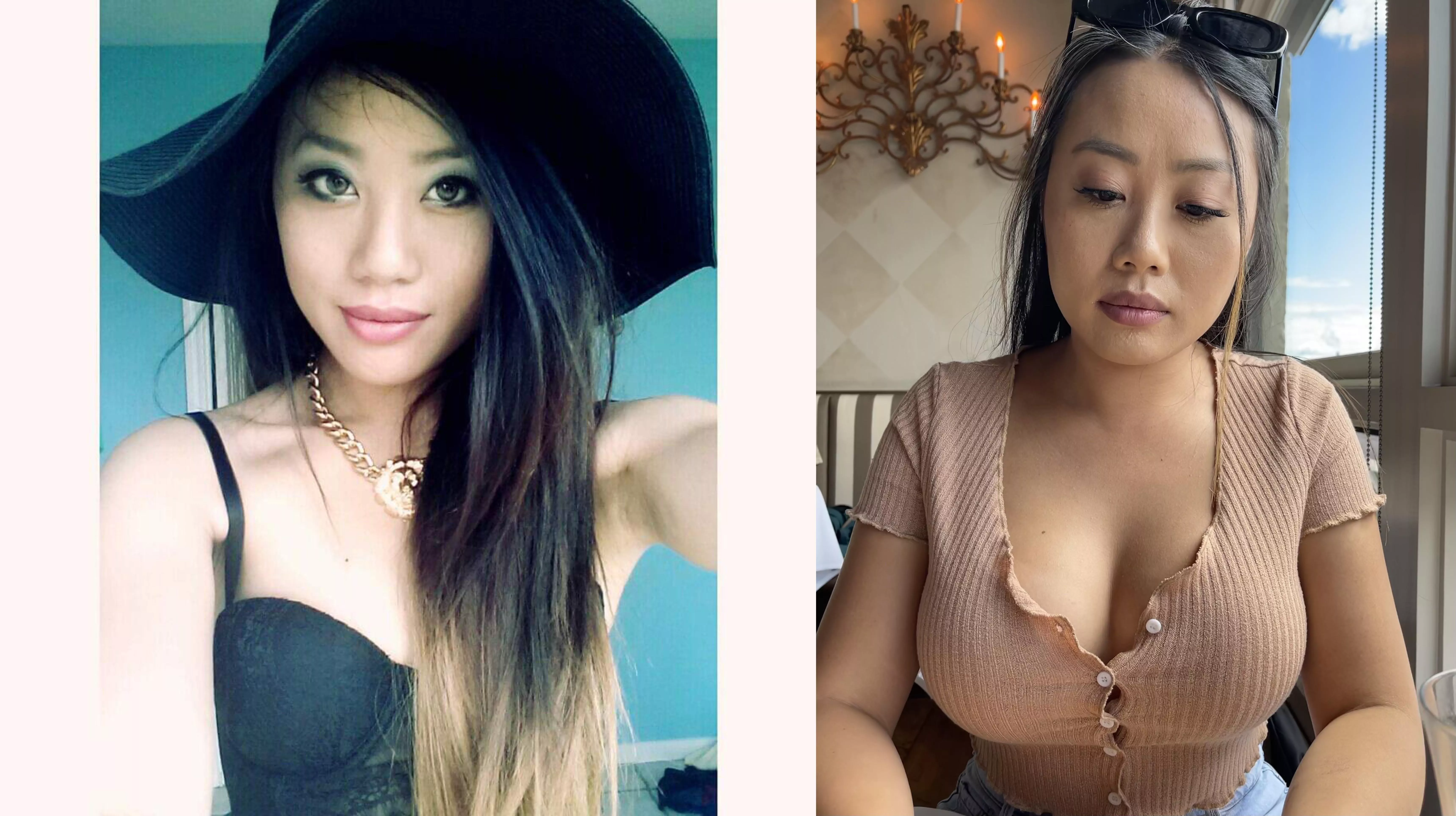 Insane Asian breast growth