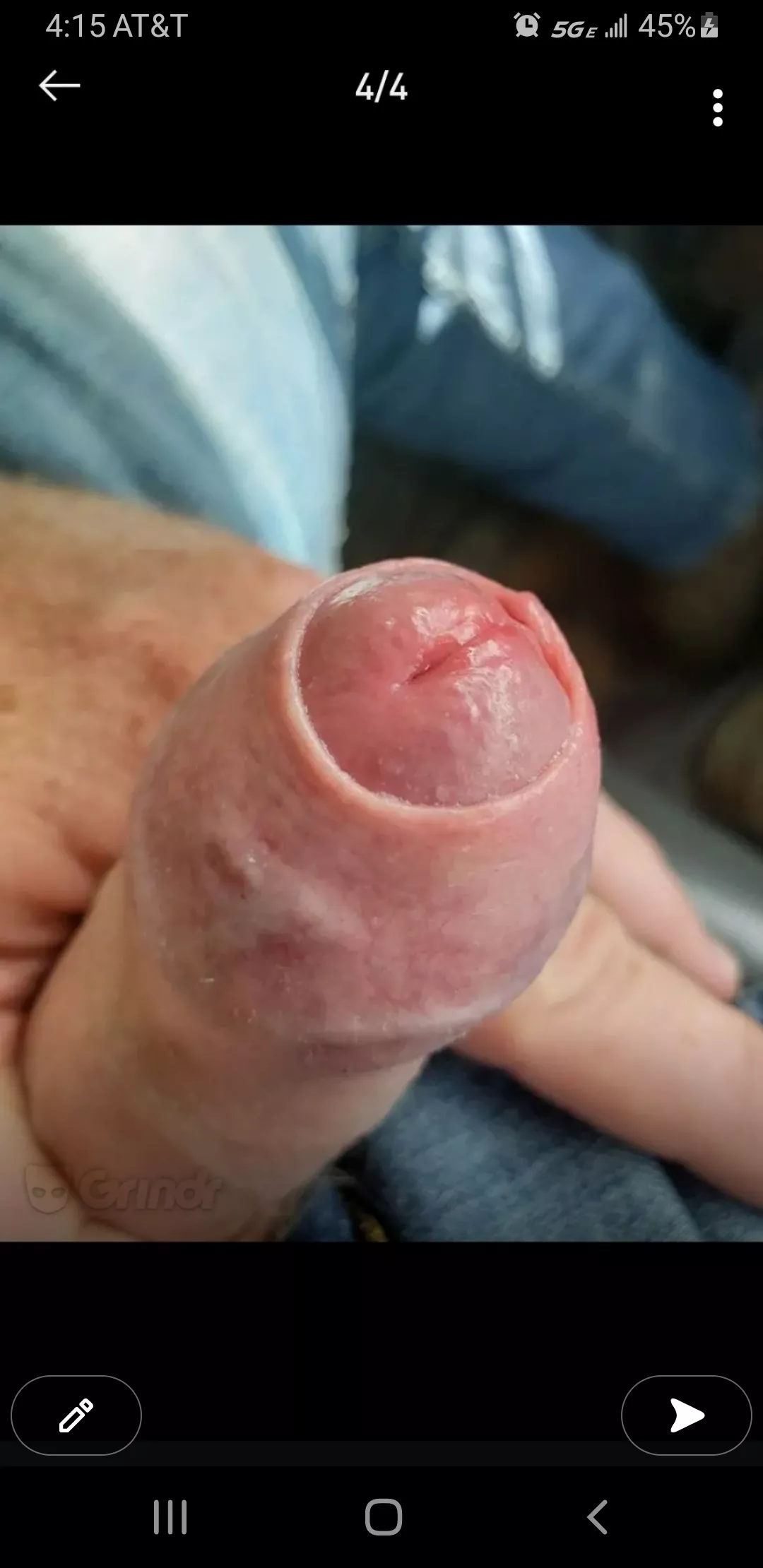 Little bit of pre cum