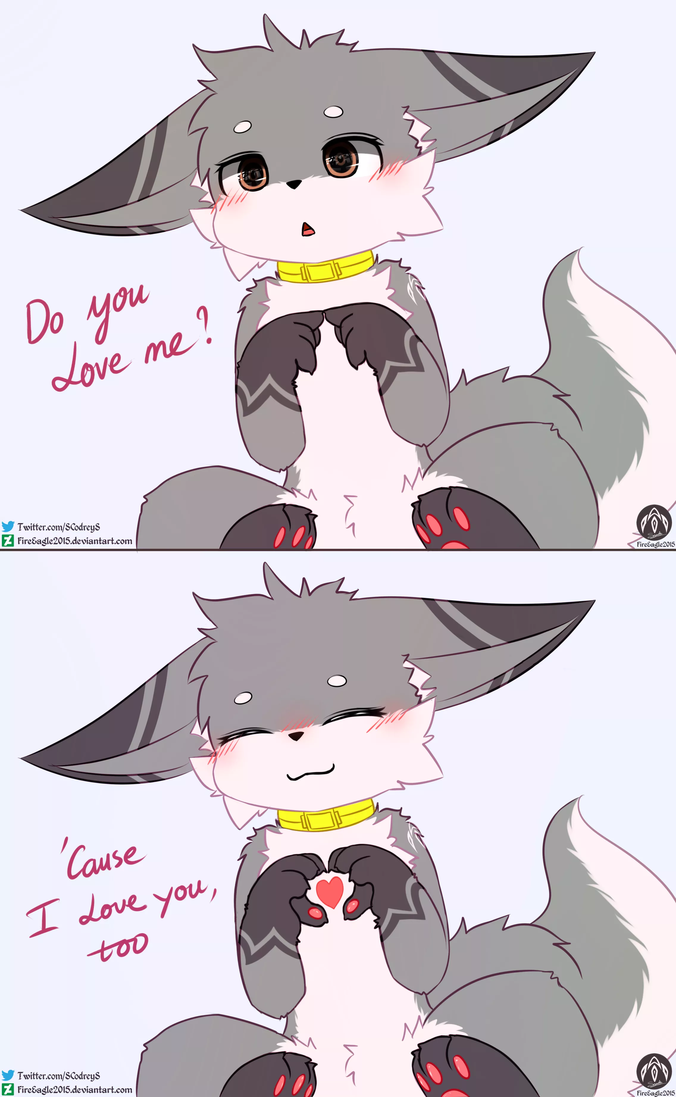 Love you too~ [Art by me @ScodreyS on Twitter]