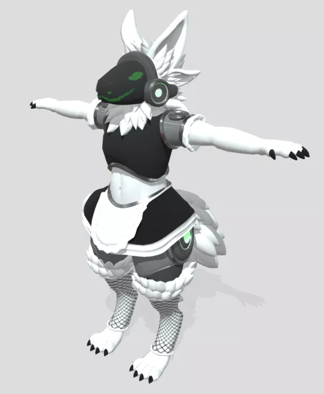 Made this Protogen model