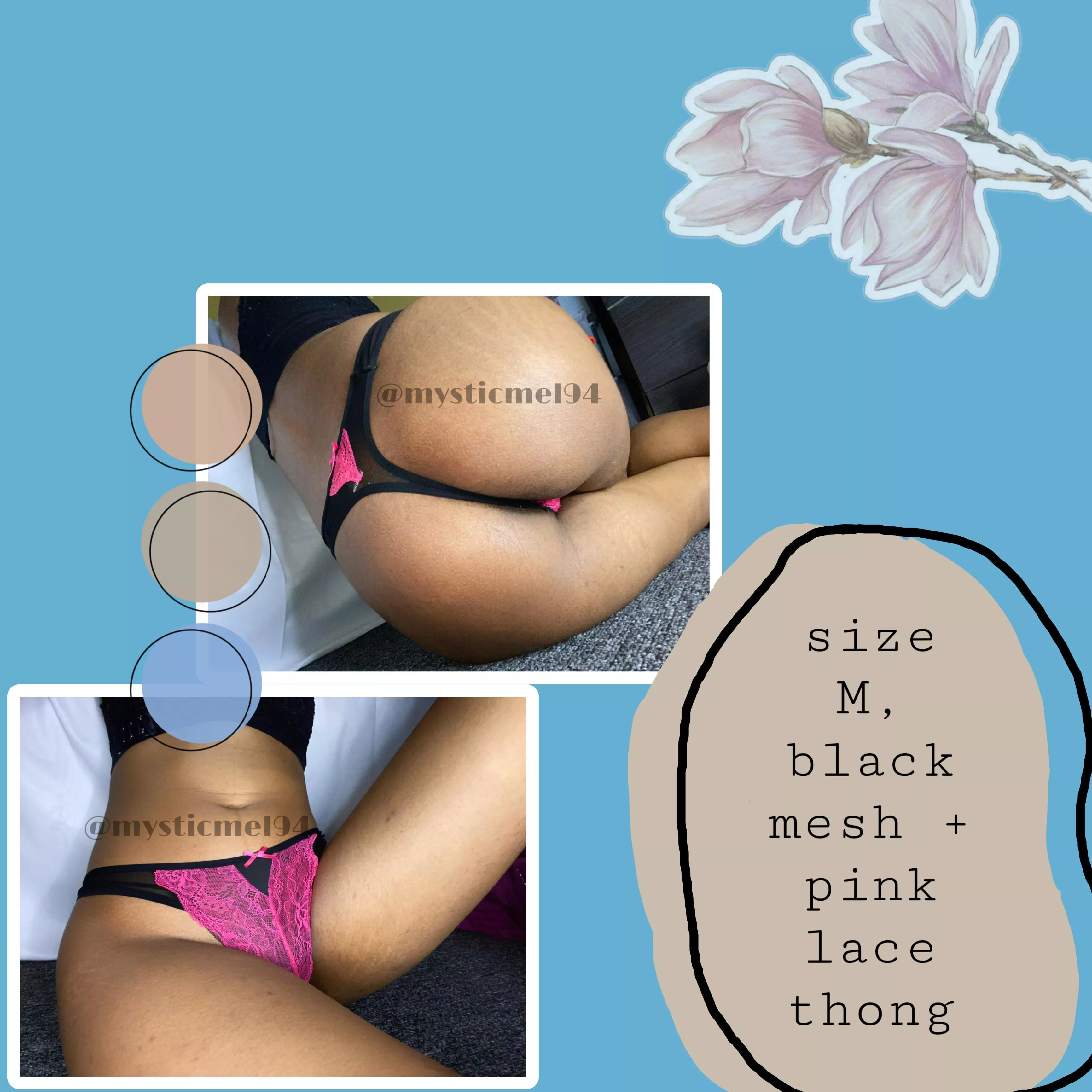 [selling] mesh + lace thong! ðŸ‘ðŸ’¦PANTY DRAWER linked to my profile & FULL SERVICE MENU pinned on my profile!ðŸ’¬DM/WIRE: mysticmel94