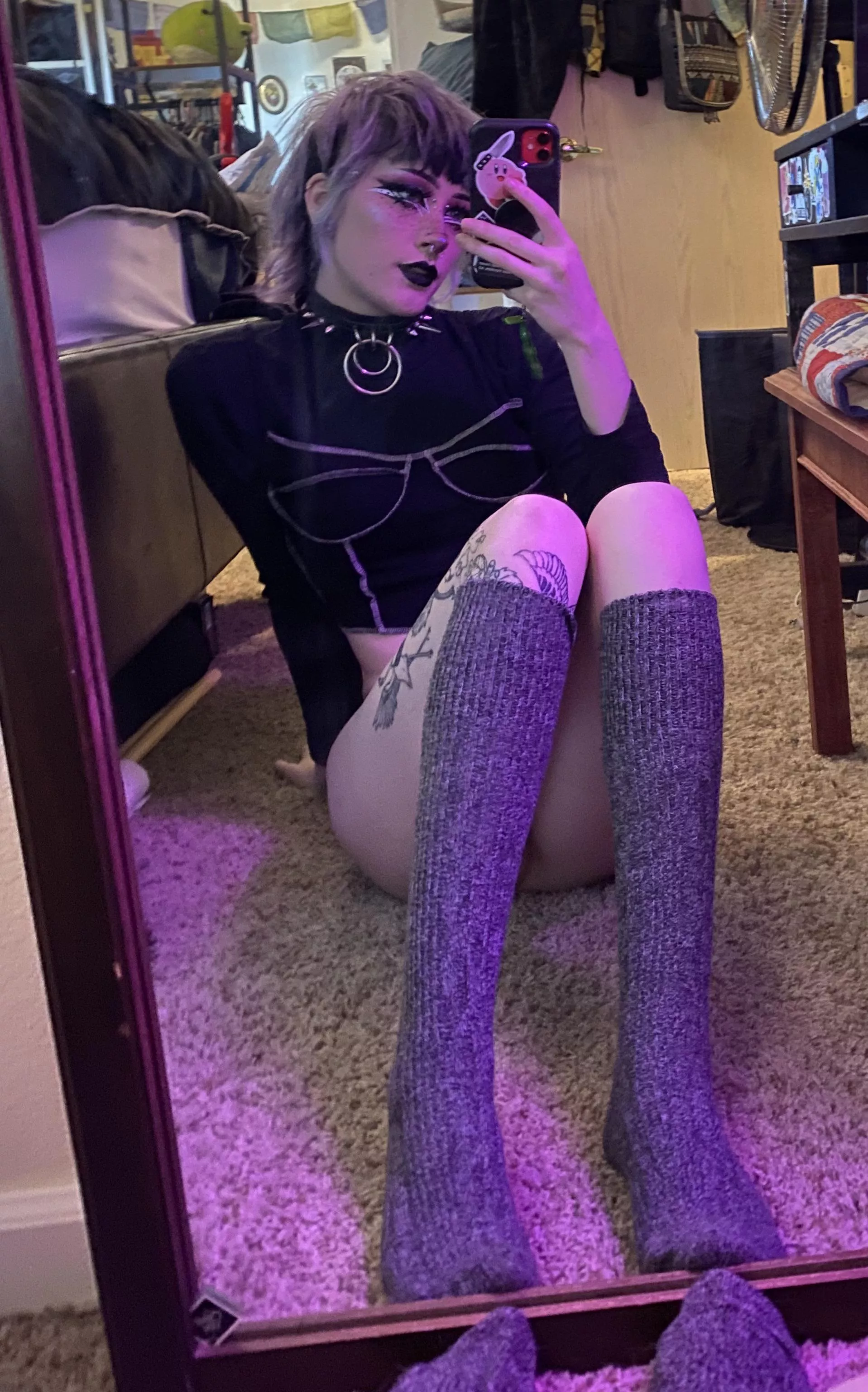 Short haired petite goth gf? (oc)