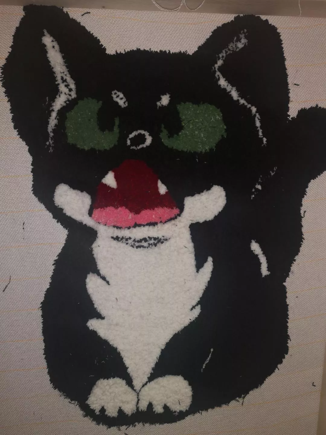 so, this was a first attempt at rug making. would there be much interest in custom fursona rugs?