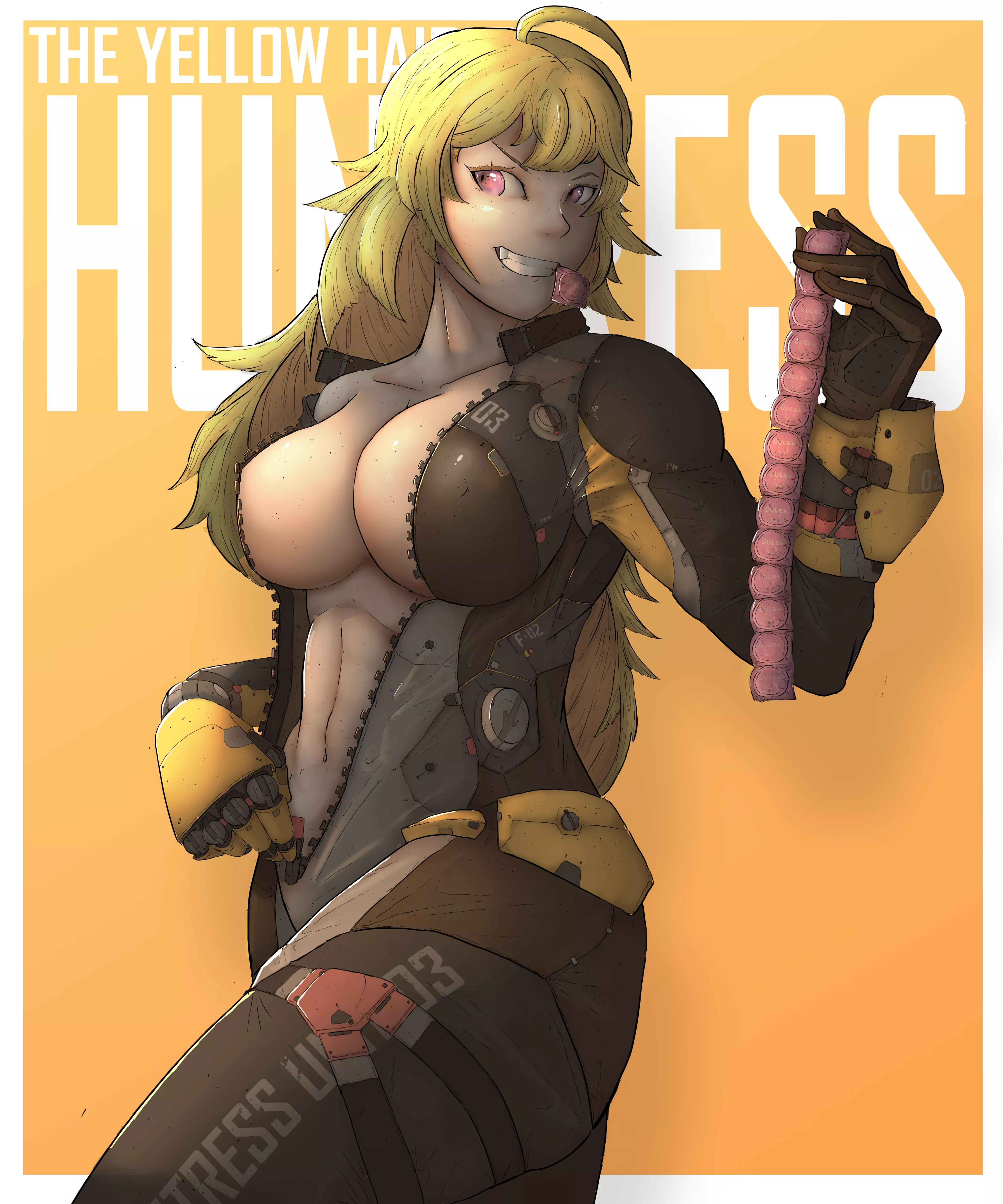 Soldier Yang is ready for a good time (backflipsantoso) [RWBY] commissioned by darkrobbe1