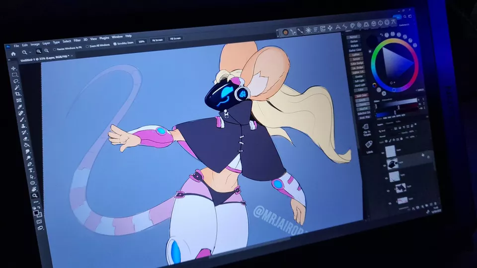 WIP PROTO MICEEE ðŸ­ (art by me @MrJairorate on twitter)