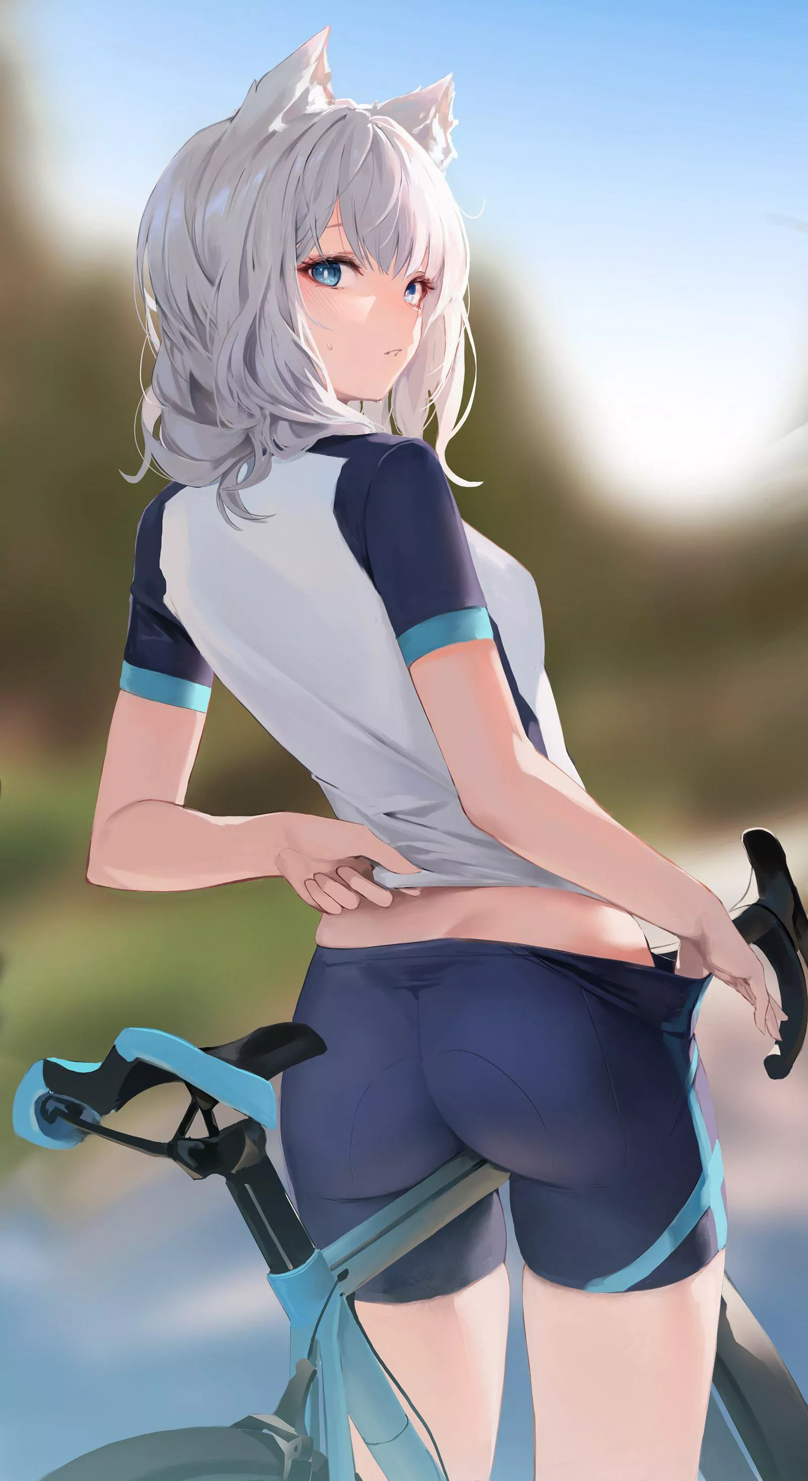 Cycling with Shiroko