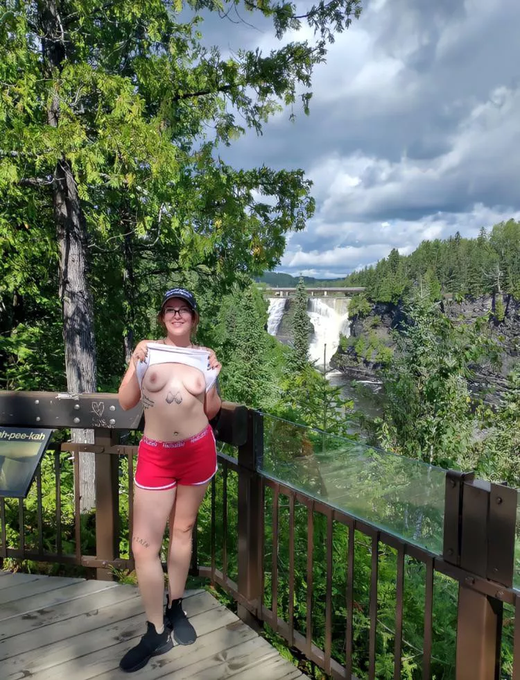 Flashing at a National park