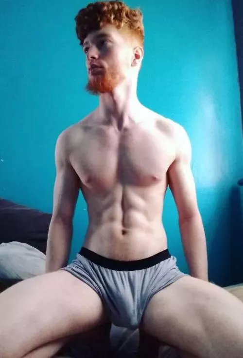 ginger bulge in undies