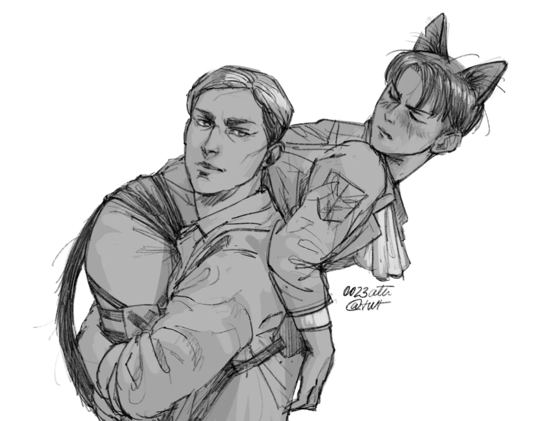 He's Just A Cat (By @0023atn) | Eruri | Attack On Titan