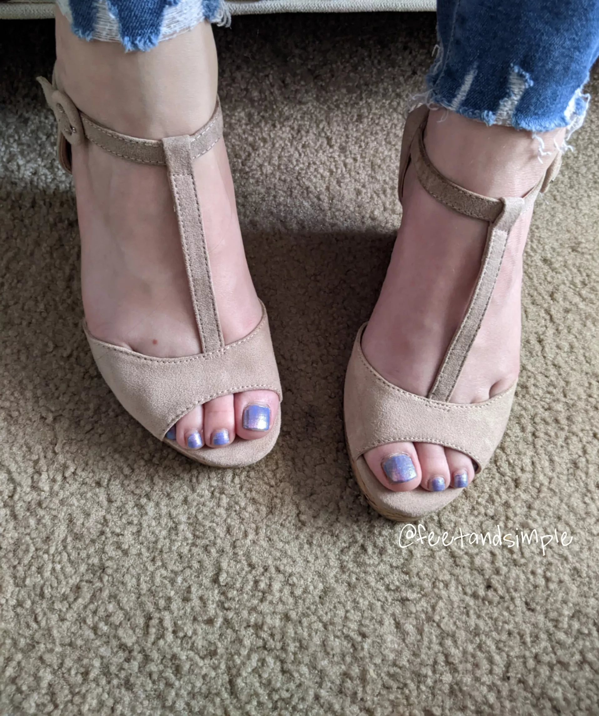 I always want to slide something between the straps on these wedges... what do you think?