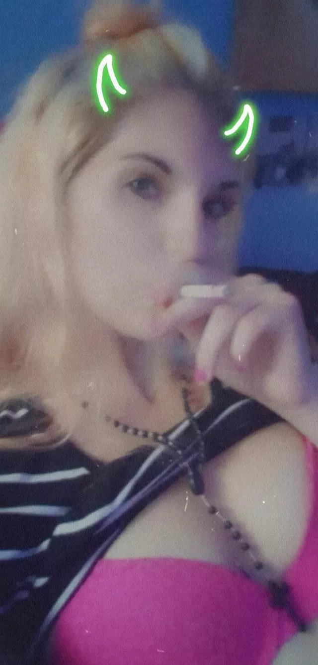 I like my morning cig the best ..mmm.. ~ Natasha_a202605