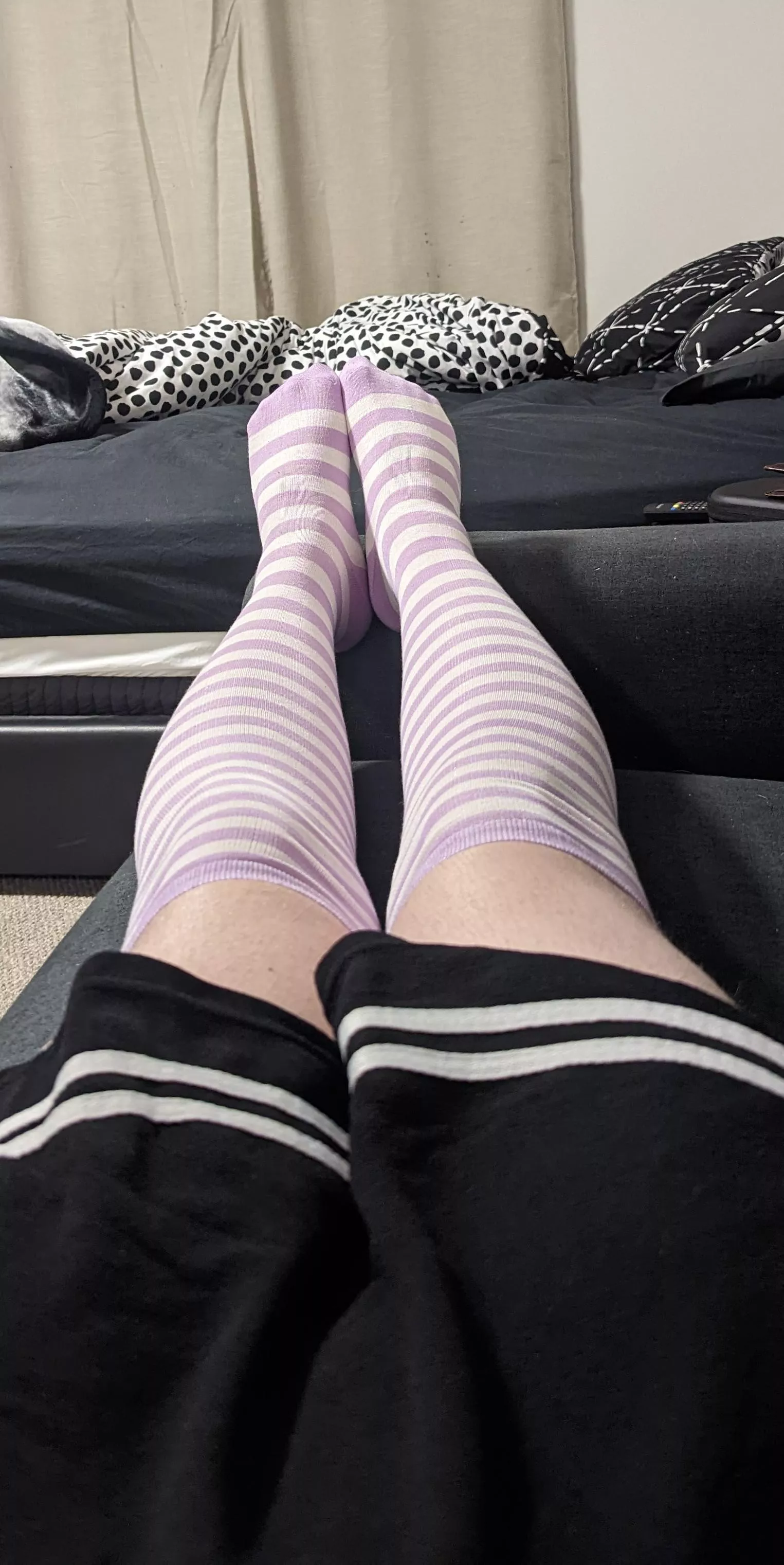 POV: I got purple socks