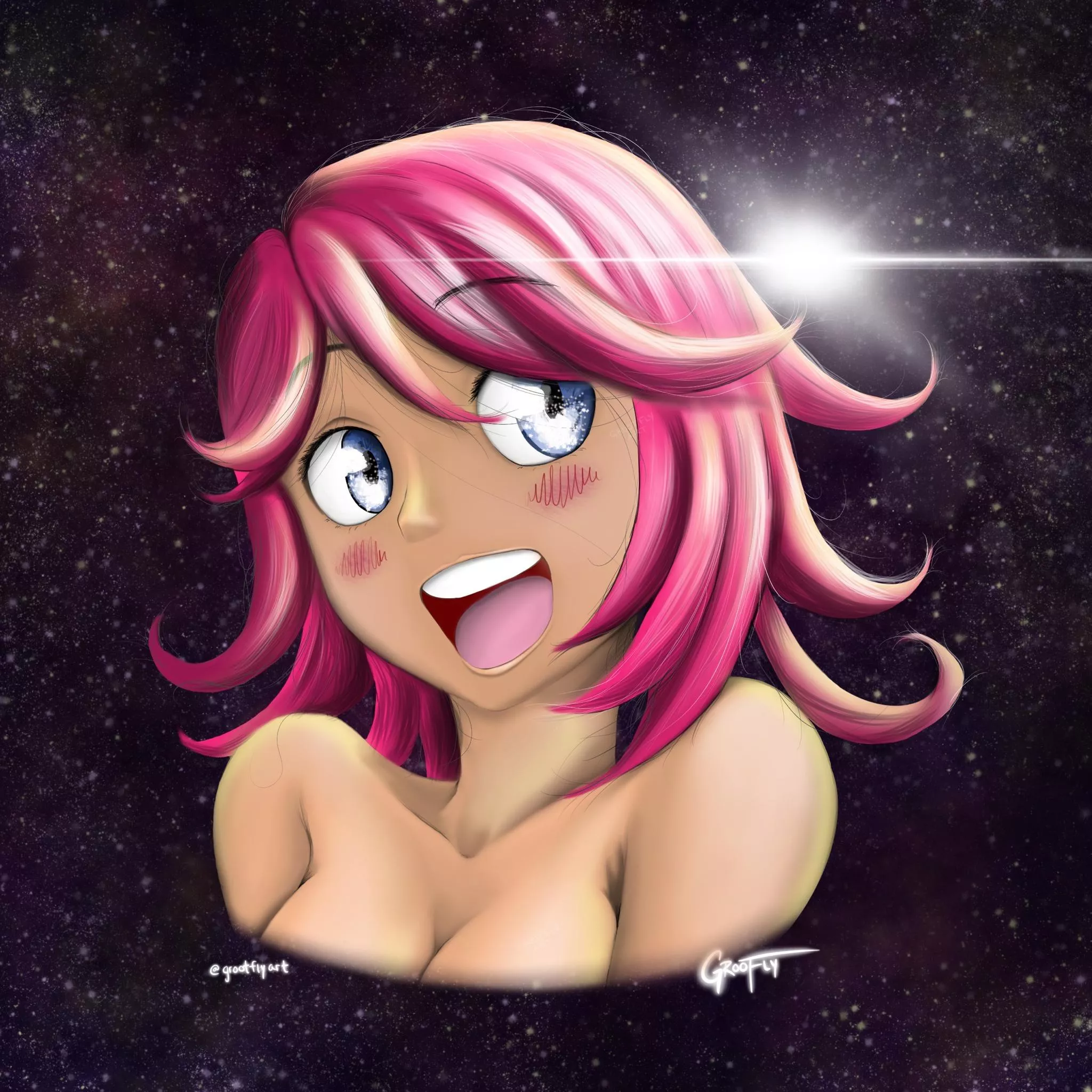 Space Girl by me (Grootfly Art)