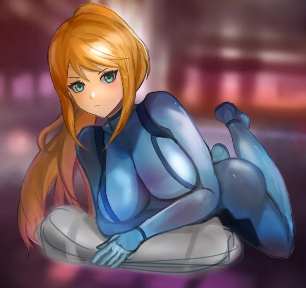 Zero Suit Samus Resting (Ico iico ) [Metroid]