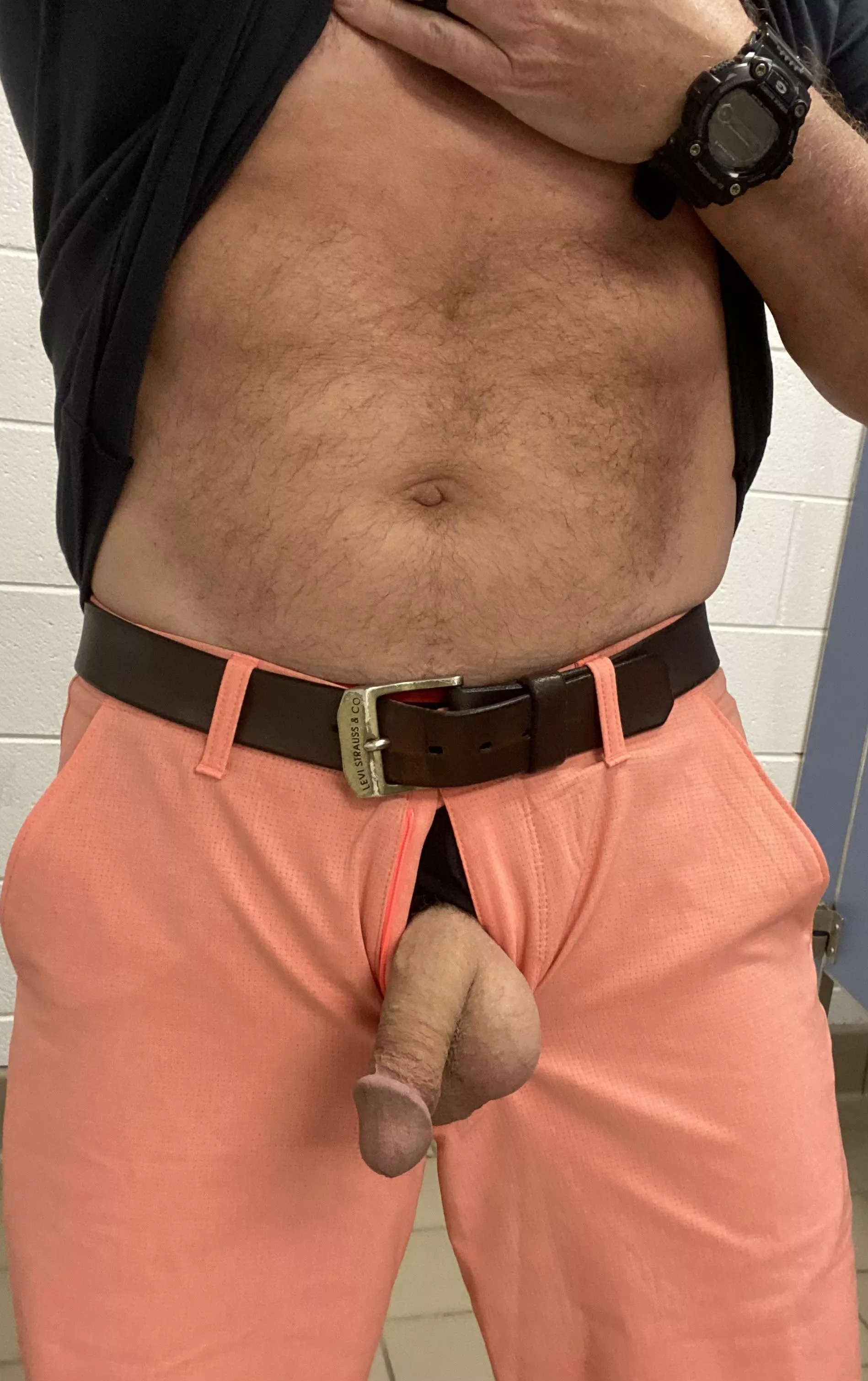 (53), do you like my salmon shorts?