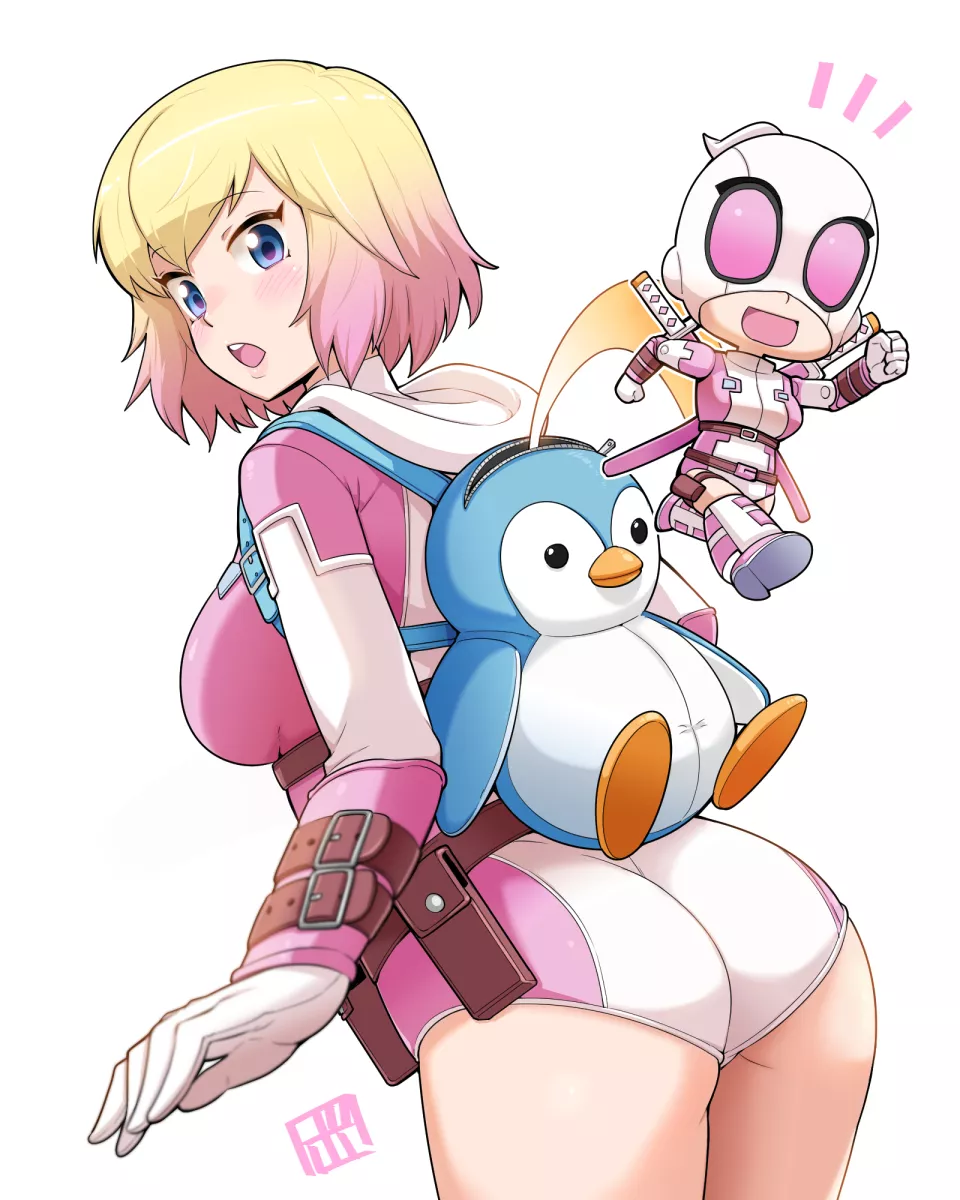 Gwenpool From Behind (Bowieknife ) [Marvel]