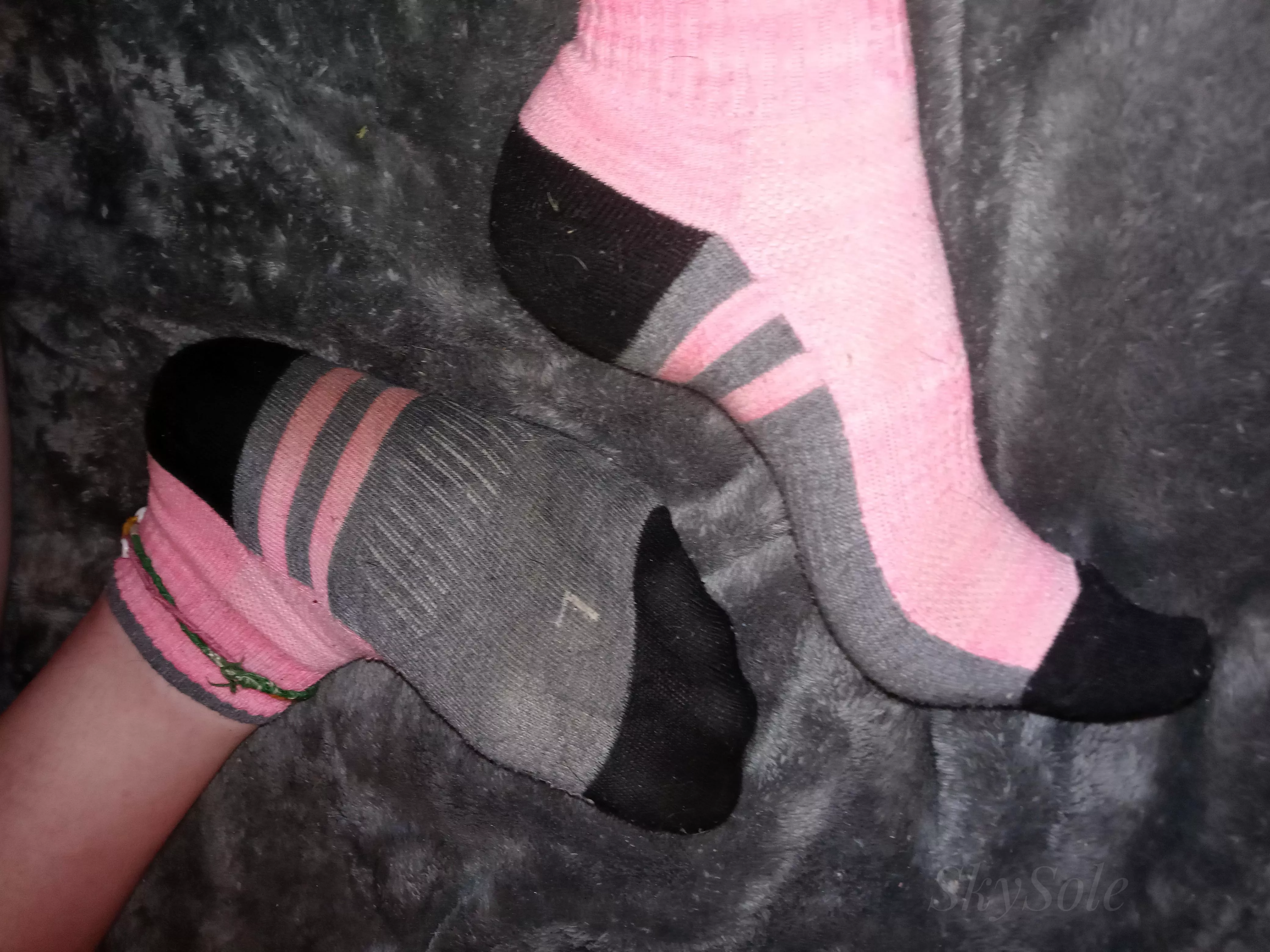 I only wear my socks in tennis shoes & steel toes. Want a whiff?