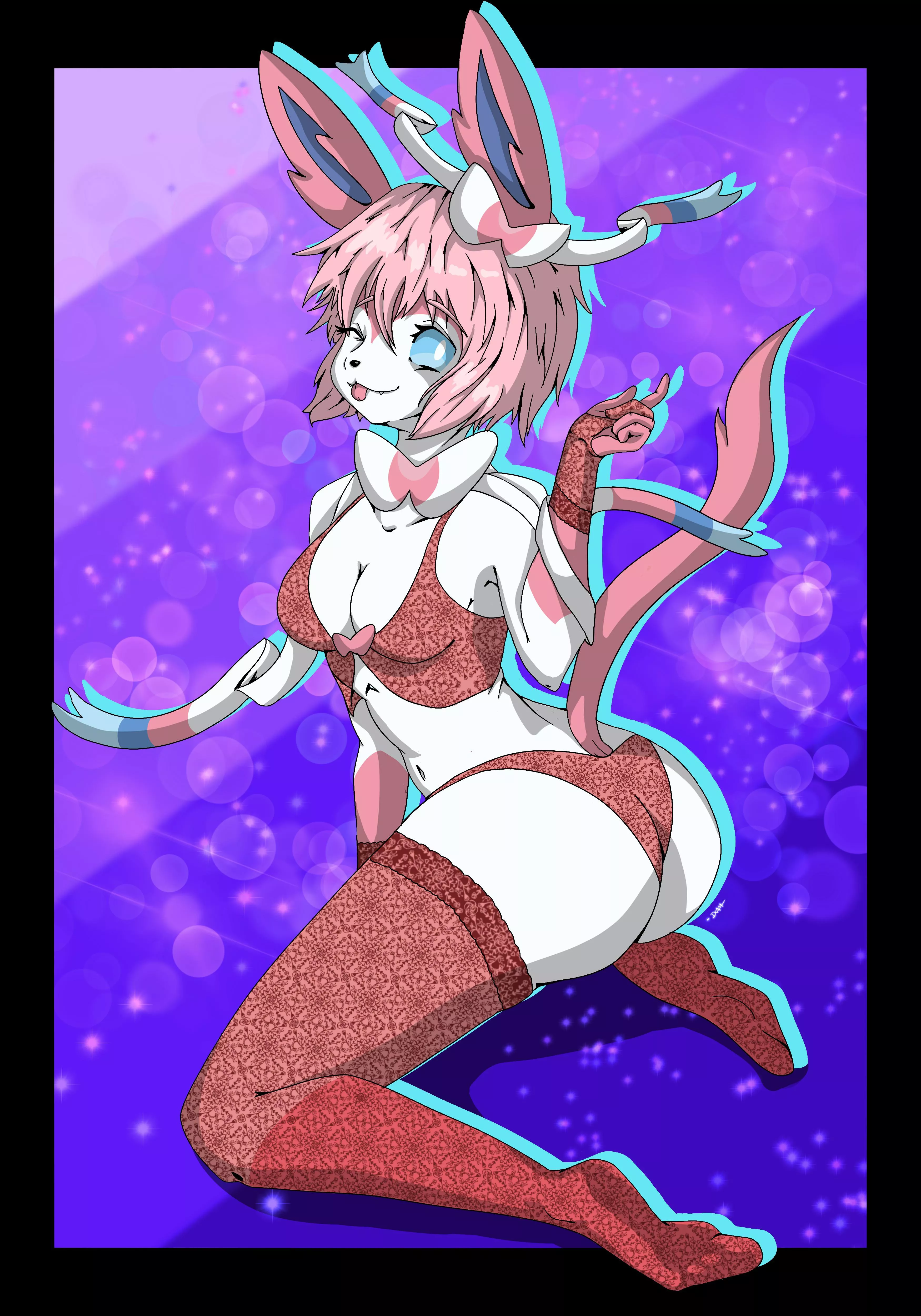 Pinup Sylveon [F] by me (Ixamidyne)