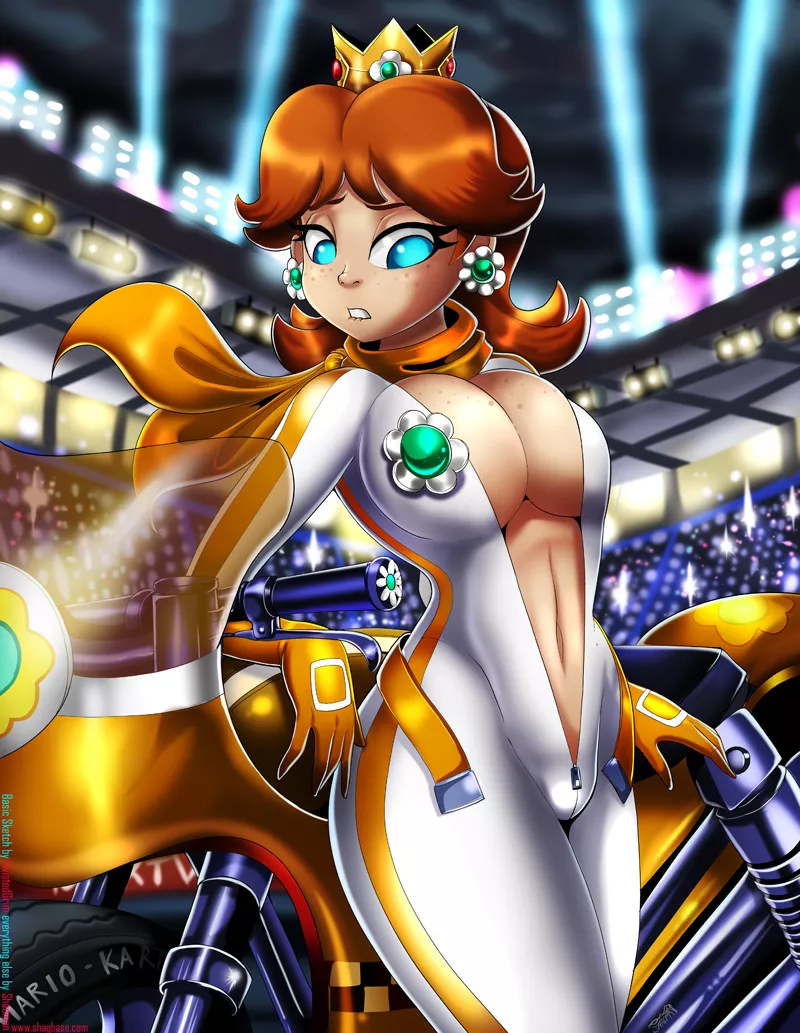 Princess Daisy Unzipped Bikesuit ( Shadman ) [Mario]