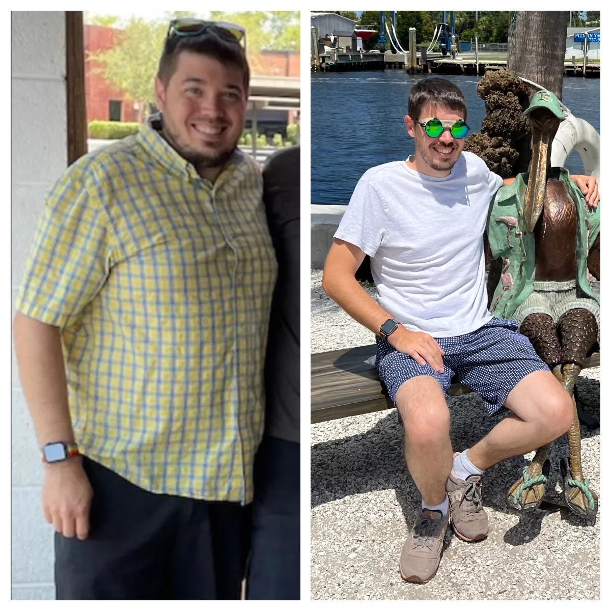 Wanted to share some progress I've made! Down 51lb and counting since Father's Day 2021. Still have about 10lb to go but SO happy with how far I've come.